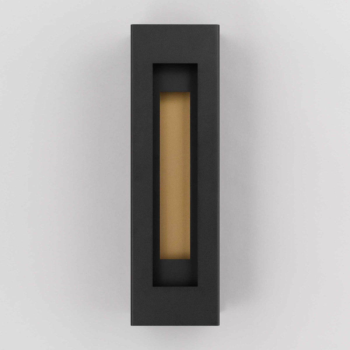 30-Inch Sand Black Layer Outdoor LED Wall Sconce