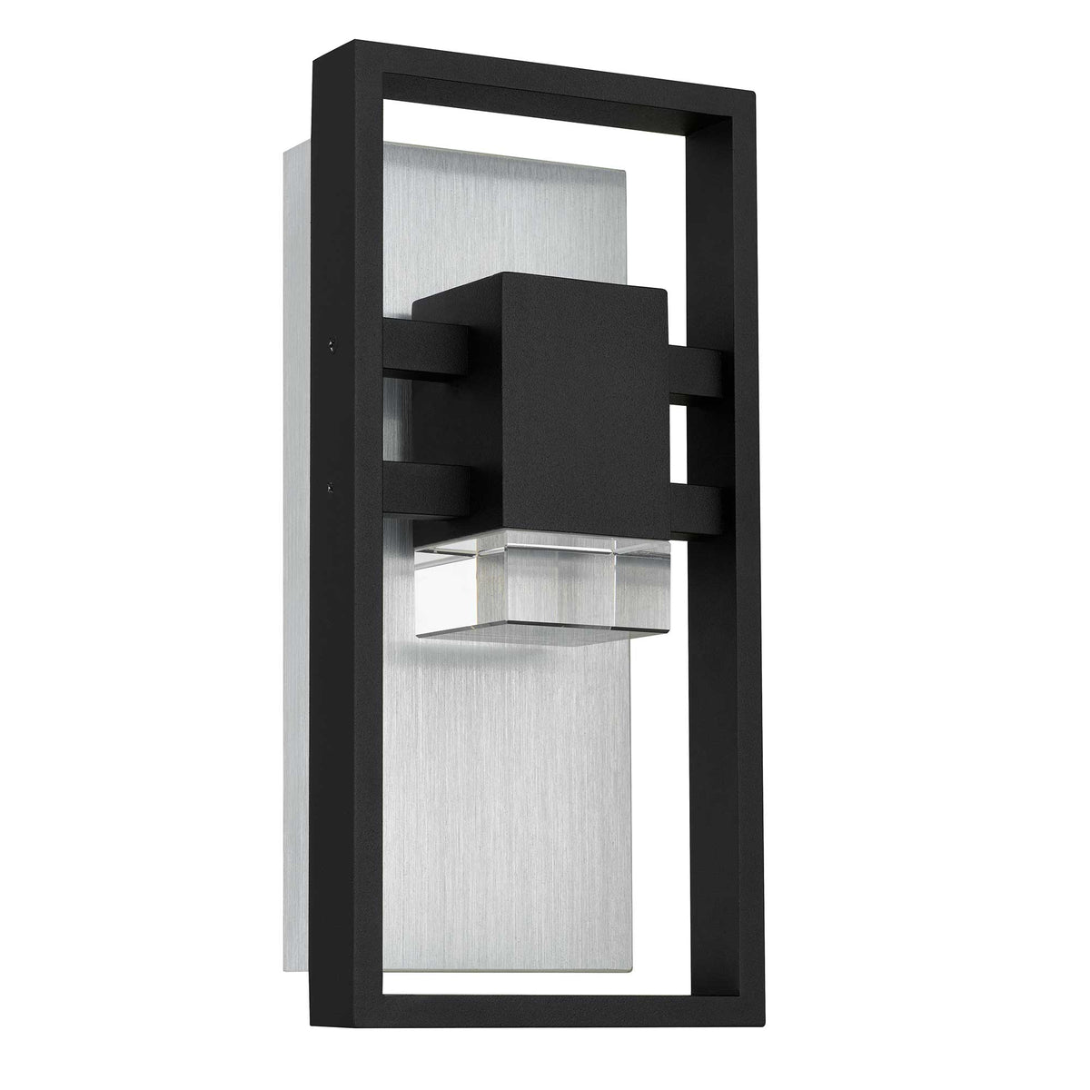 12-Inch Sand Black Mars Outdoor LED Wall Sconce