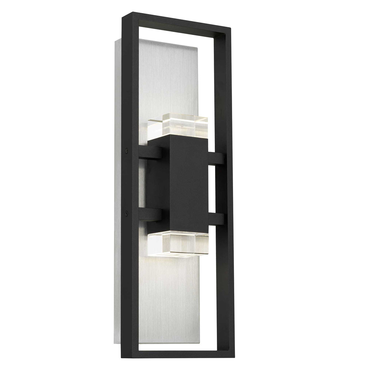 18-Inch Sand Black Mars Outdoor LED Wall Sconce