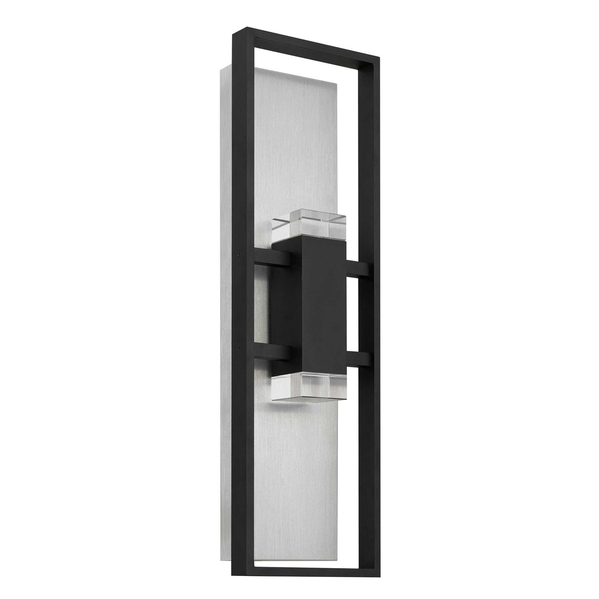 24-Inch Sand Black Mars Outdoor LED Wall Sconce