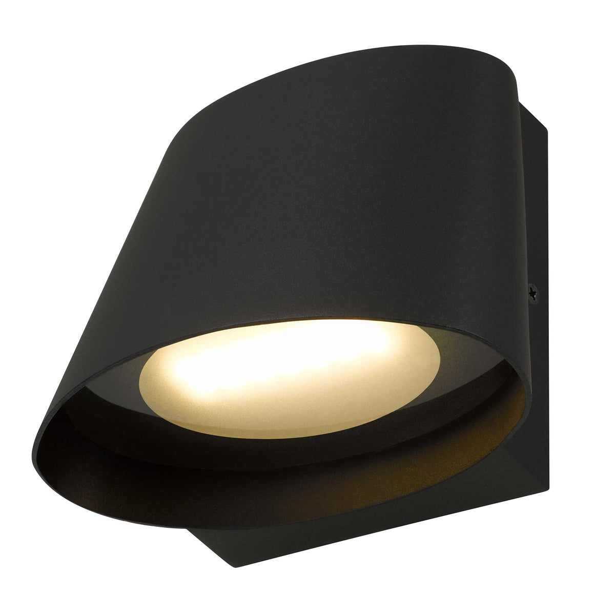 6.5-Inch Sand Black Grace Outdoor LED Wall Sconce