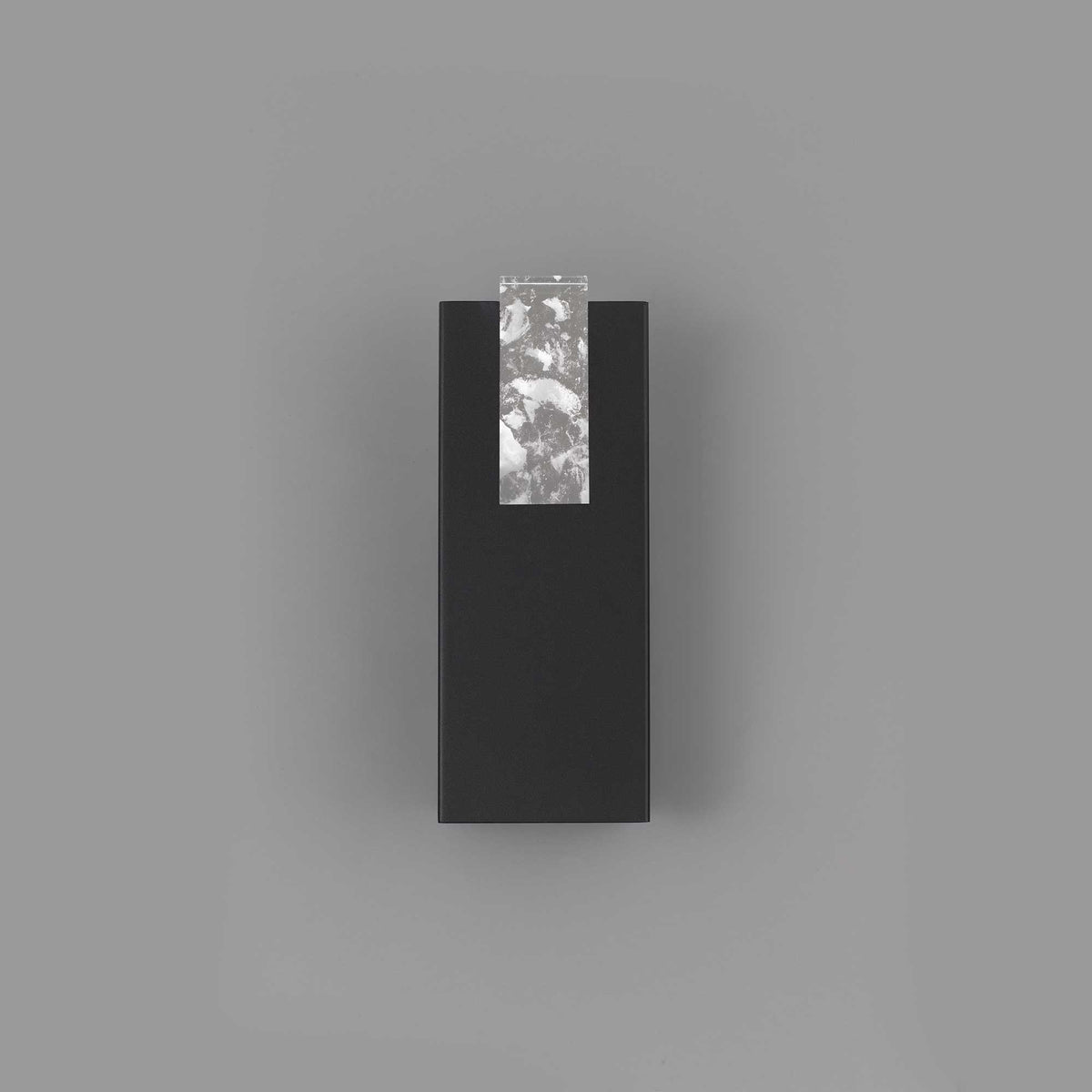 12.75-Inch Sand Black Mille Outdoor LED Wall Sconce