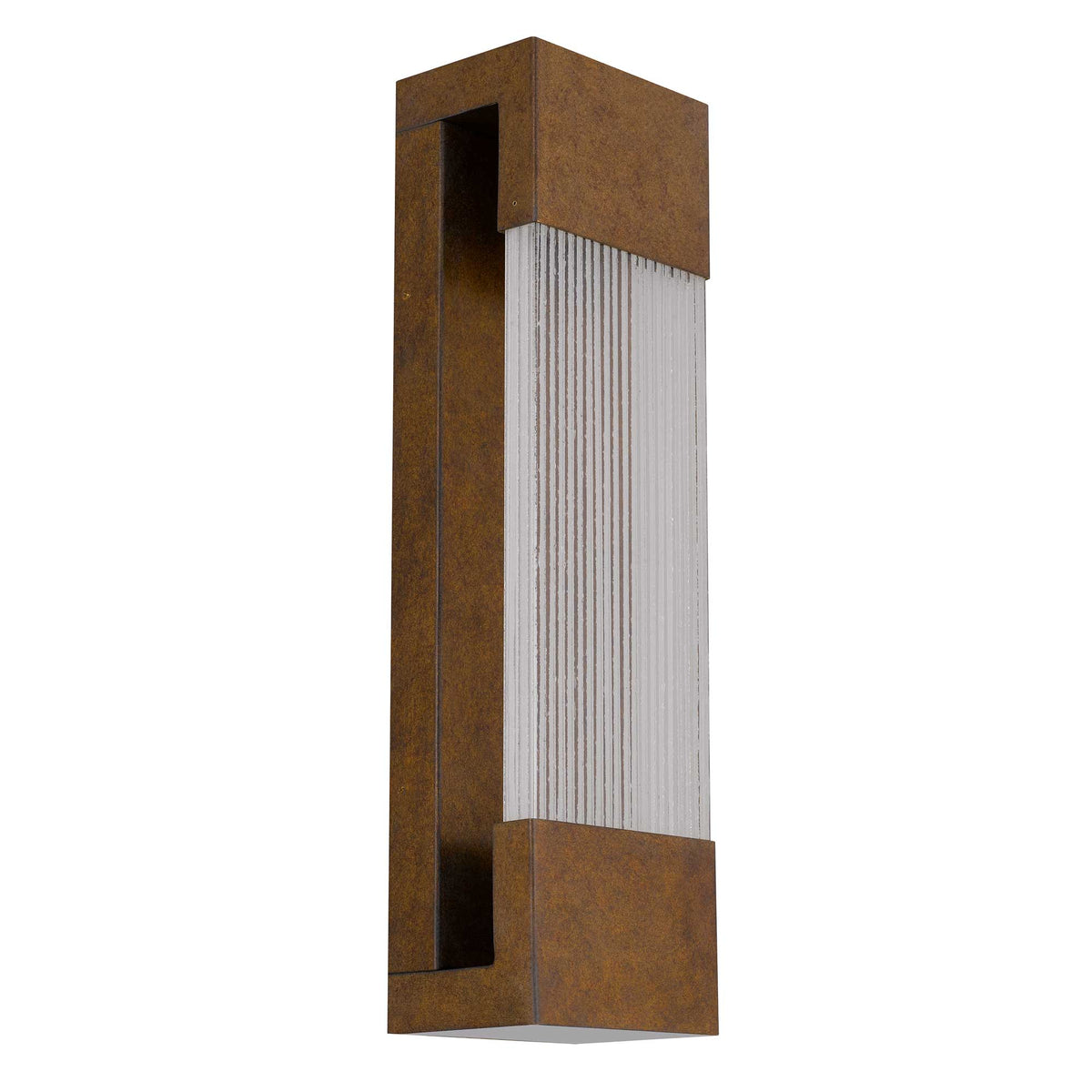 20-Inch Painted Patina Brass Mystic Outdoor LED Wall Sconce