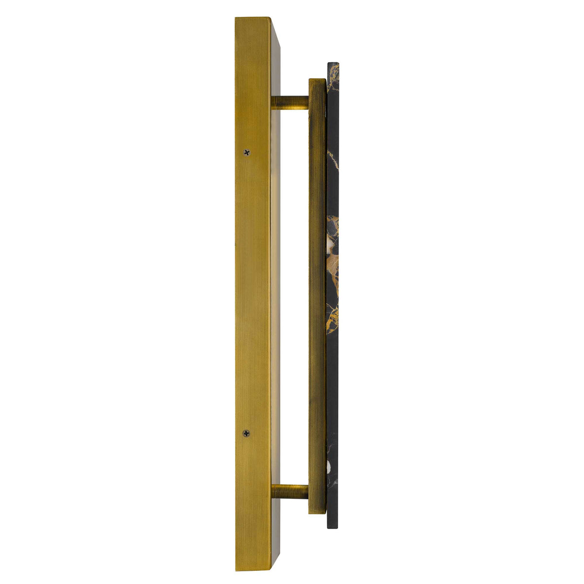 18-Inch Painted Antique Brass Zoey Outdoor LED Wall Sconce