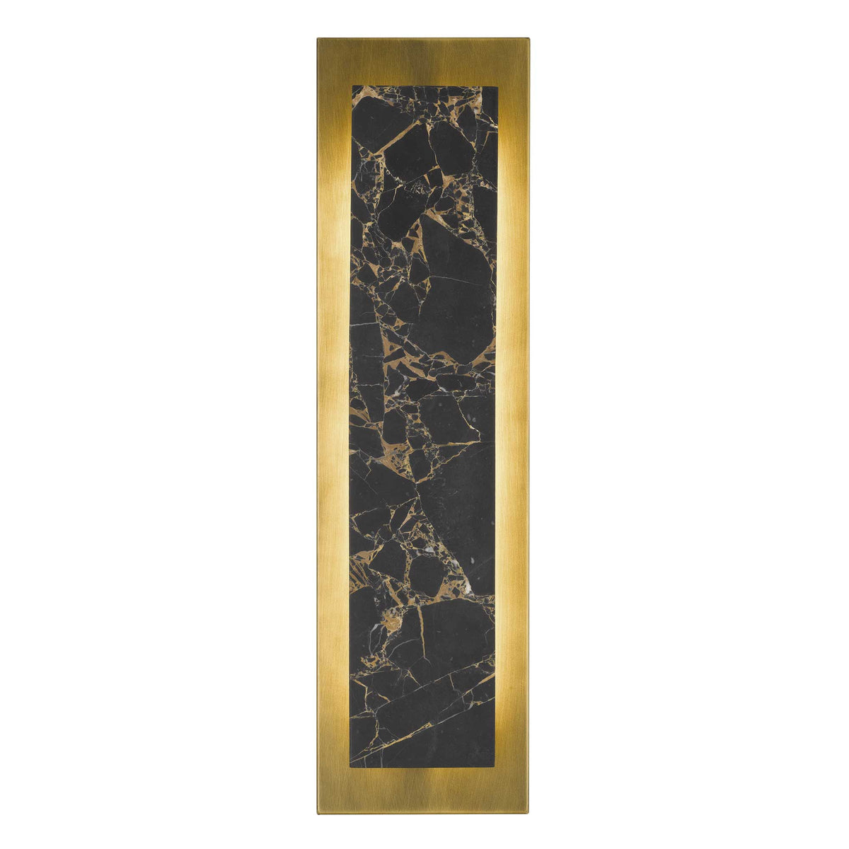 24-Inch Painted Antique Brass Zoey Outdoor LED Wall Sconce
