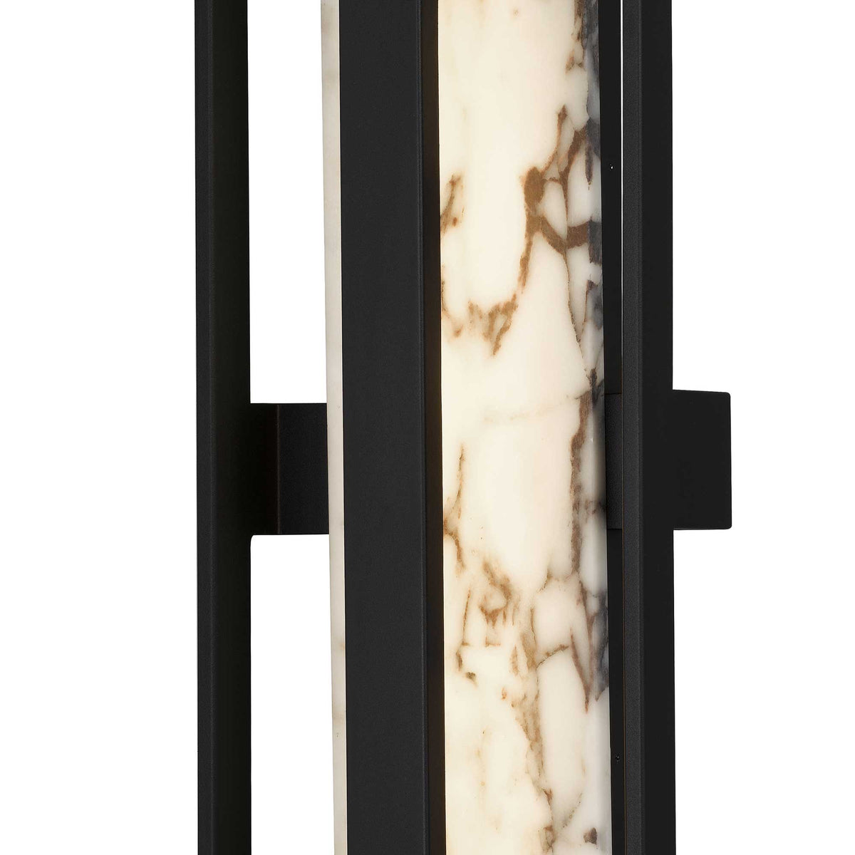28-Inch Sand Black Roundabout Outdoor LED Wall Sconce