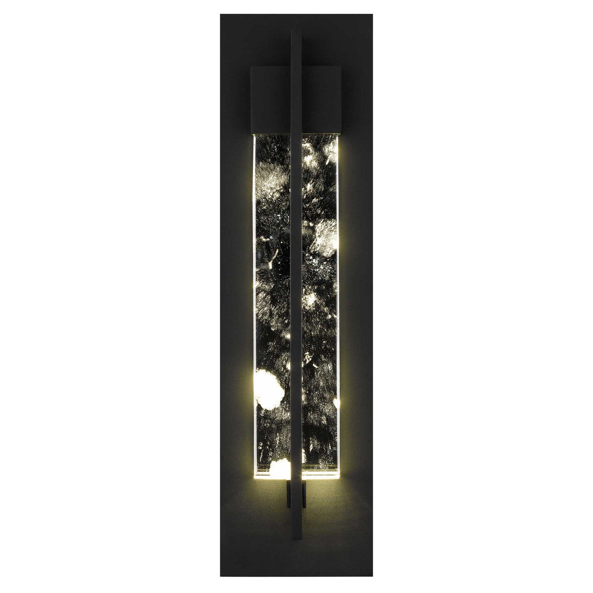 20-Inch Sand Black Rivera Outdoor LED Wall Sconce