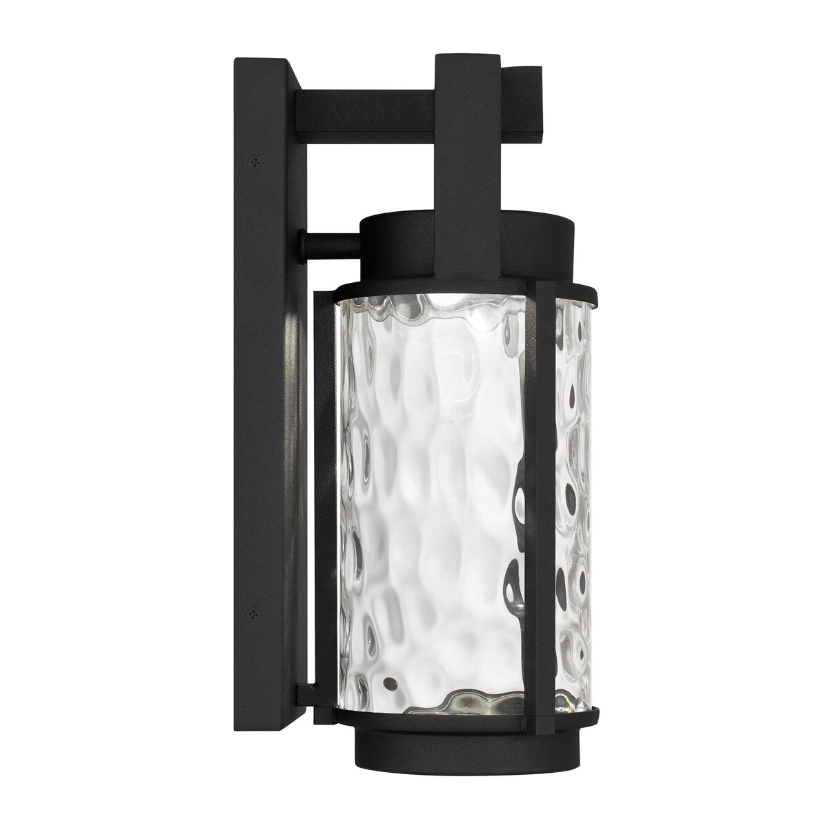 12-Inch Sand Black Winston Outdoor LED Wall Sconce