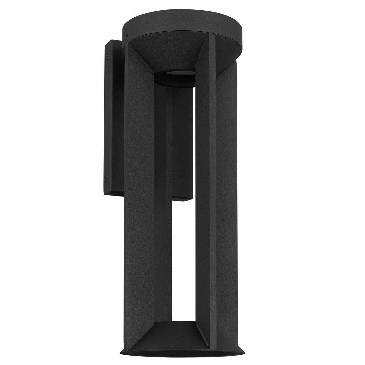16-Inch Sand Black Aura Outdoor LED Wall Sconce