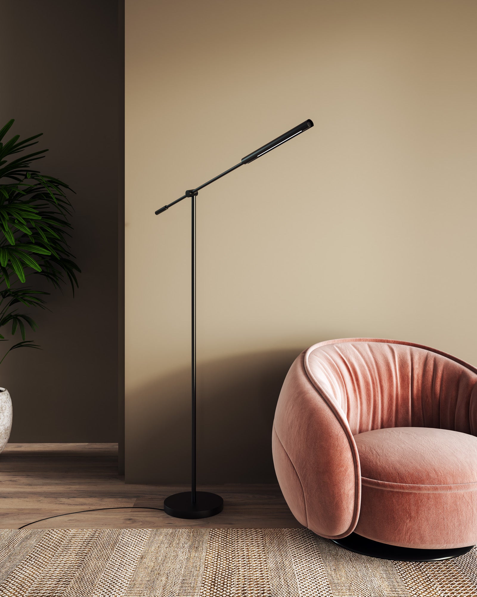 Astrid 55-in Steel Floor Lamp