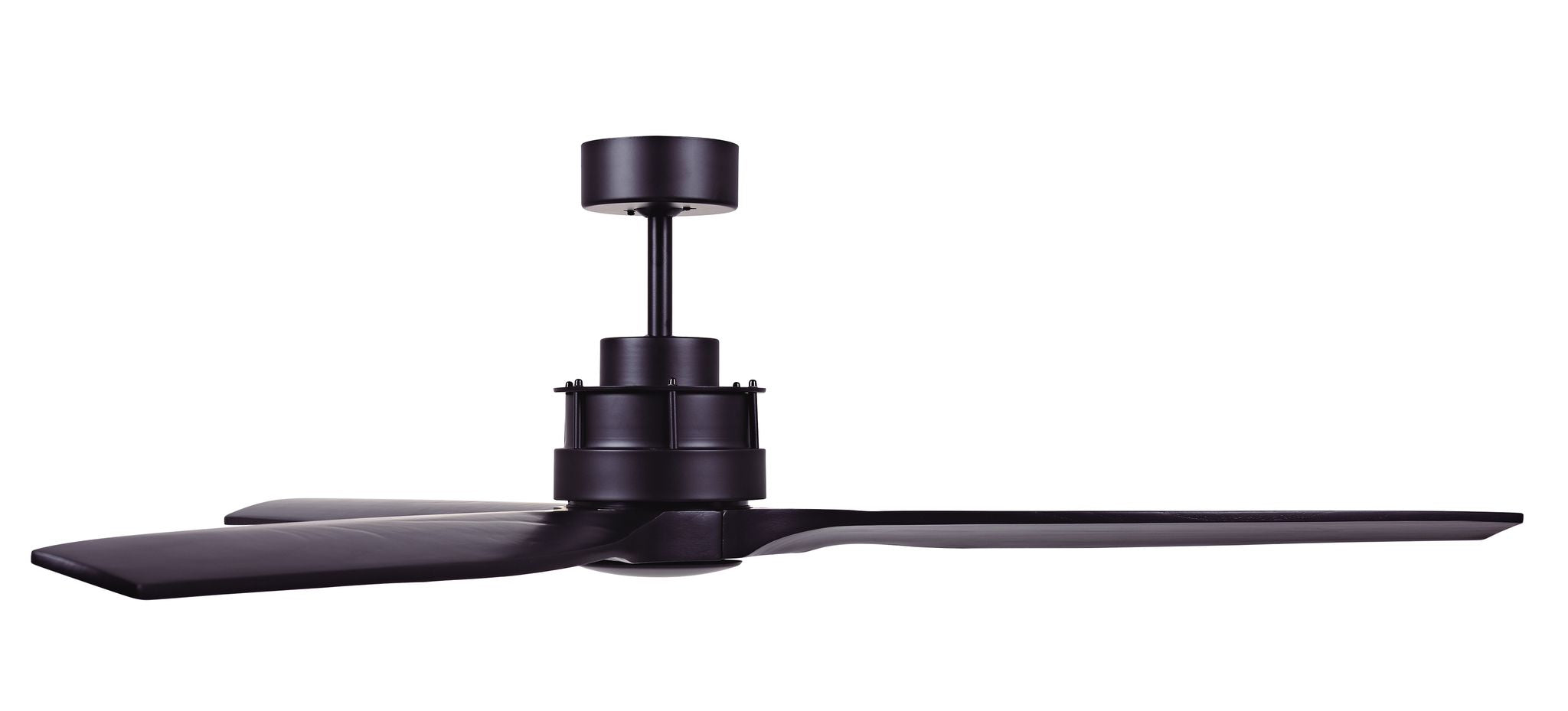 Akmani 60" DC Fan Black w/Black Wood Blades (Remote Included)