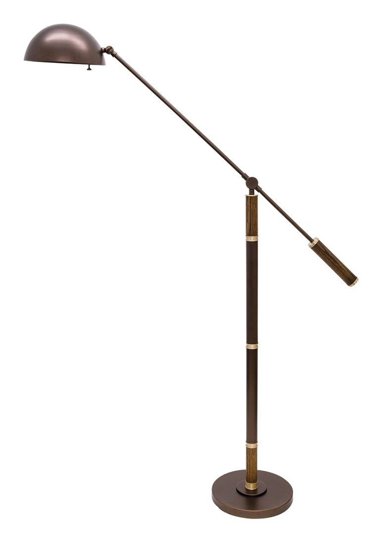 42-inch Barton Chestnut Bronze Floor Lamp