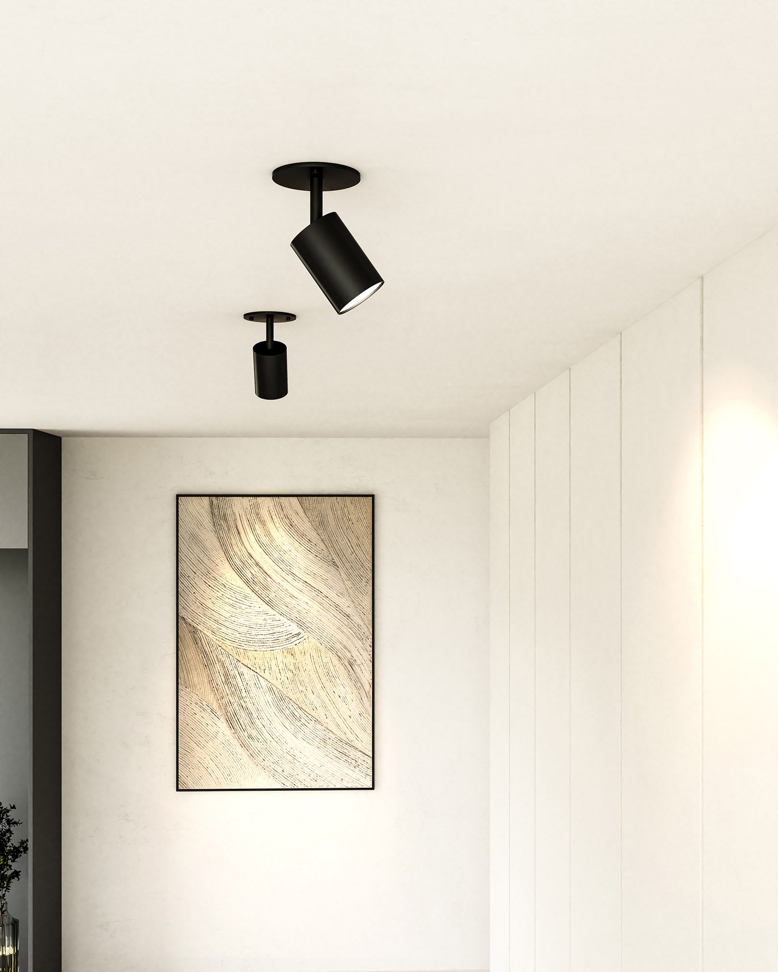 Barclay 3-in Steel Semi-Flush Mount