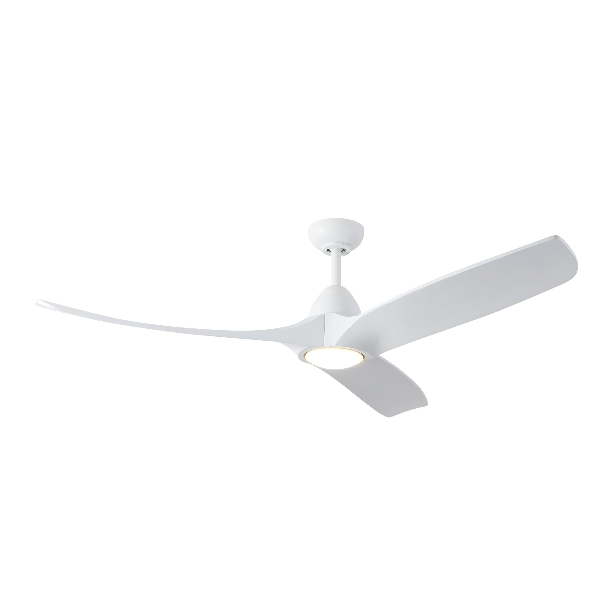 Baylor 60-in White Reversible DC LED Ceiling Fan