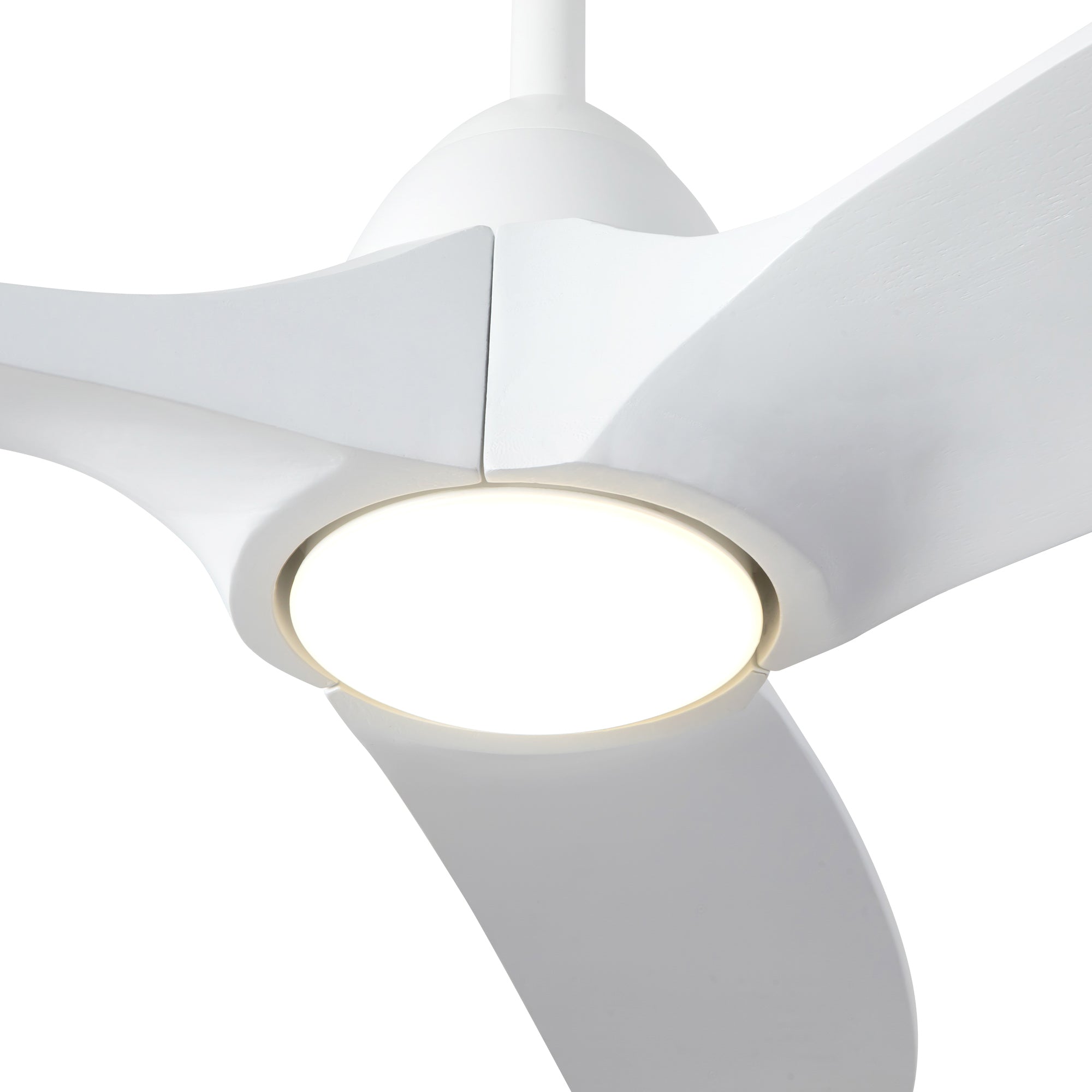 Baylor 60-in White Reversible DC LED Ceiling Fan