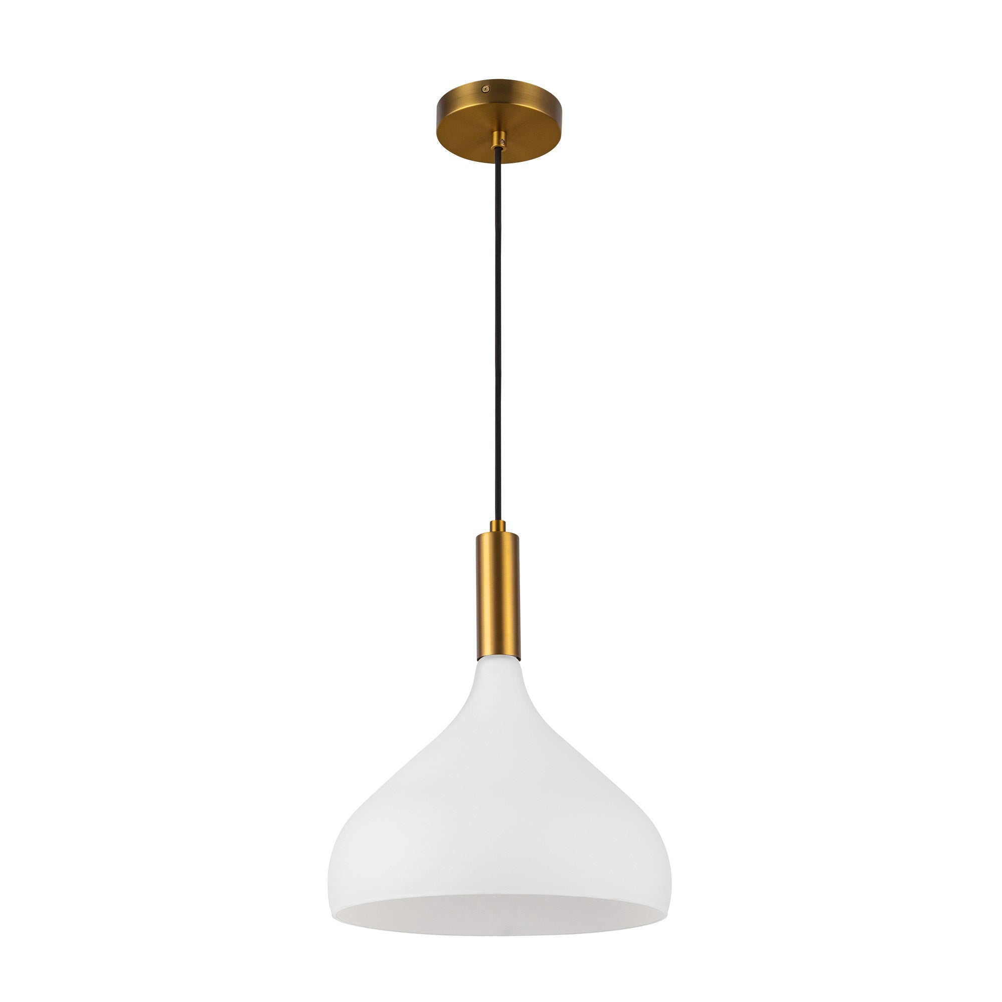 Belleview 12-in Steel Pendant