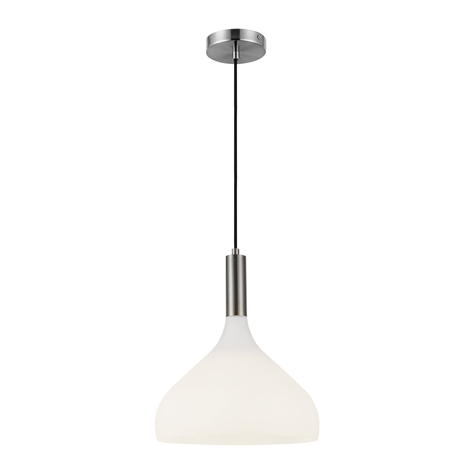 Belleview 12-in Steel Pendant