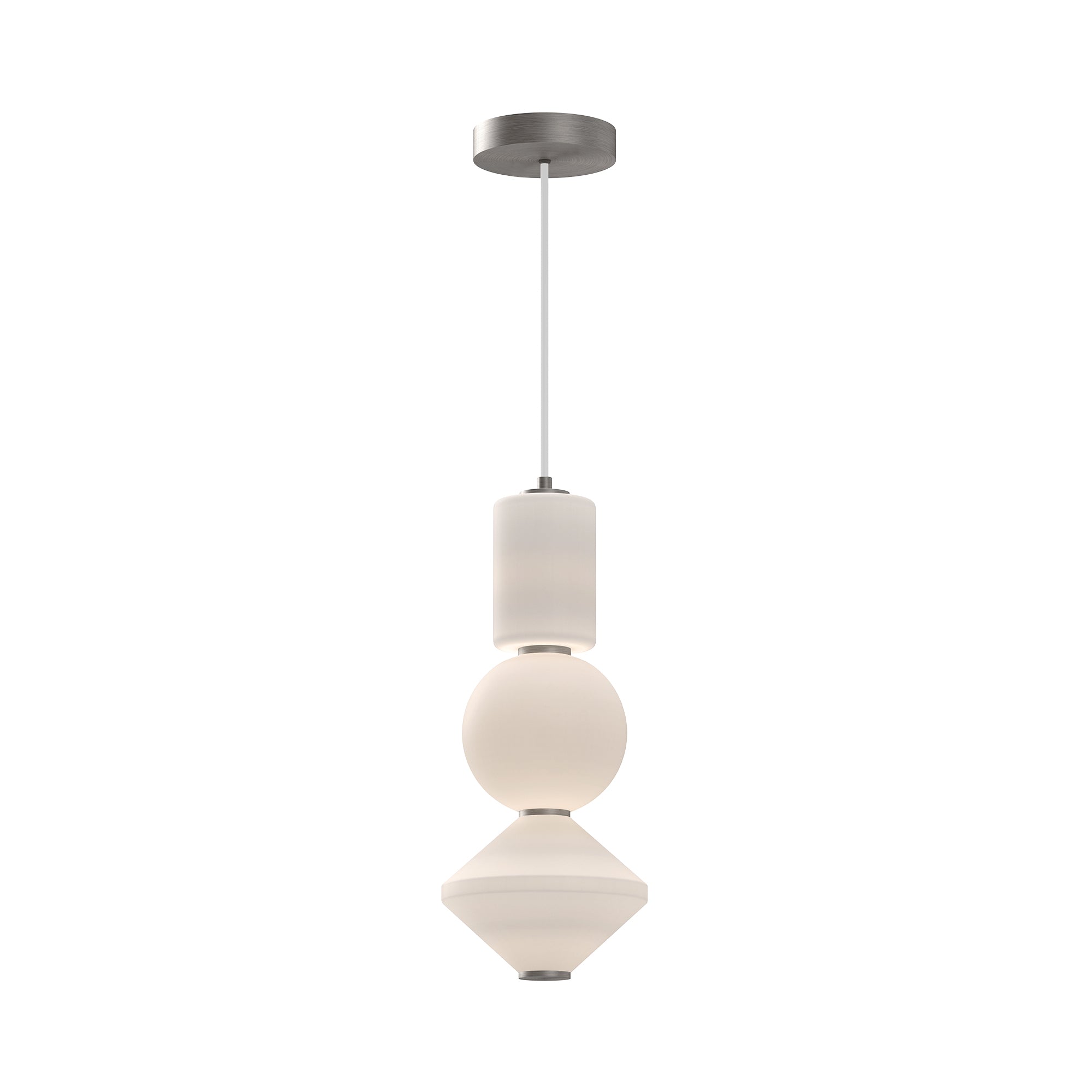 Bijou 8-in Steel Pendant