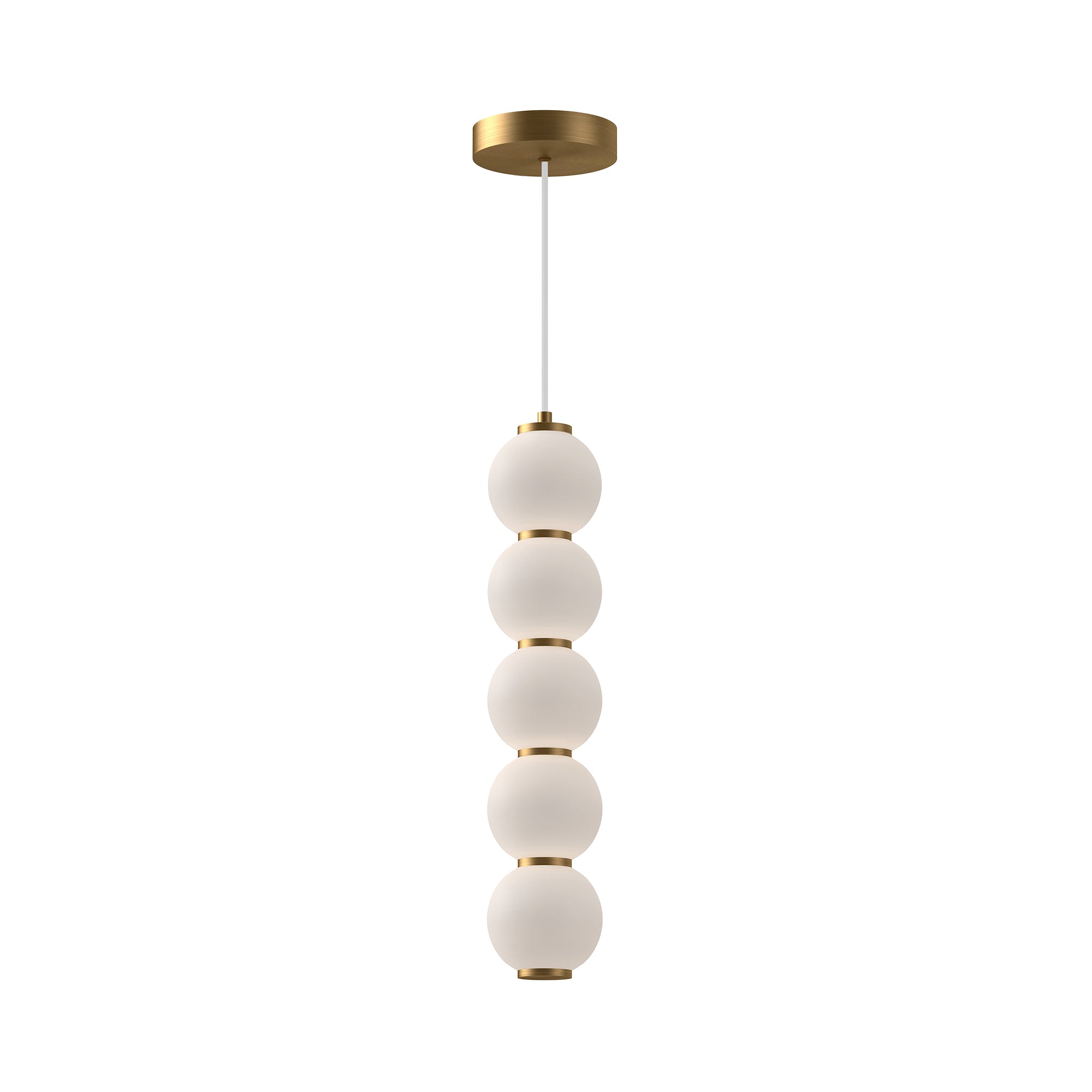 Bijou 5-in Steel Pendant