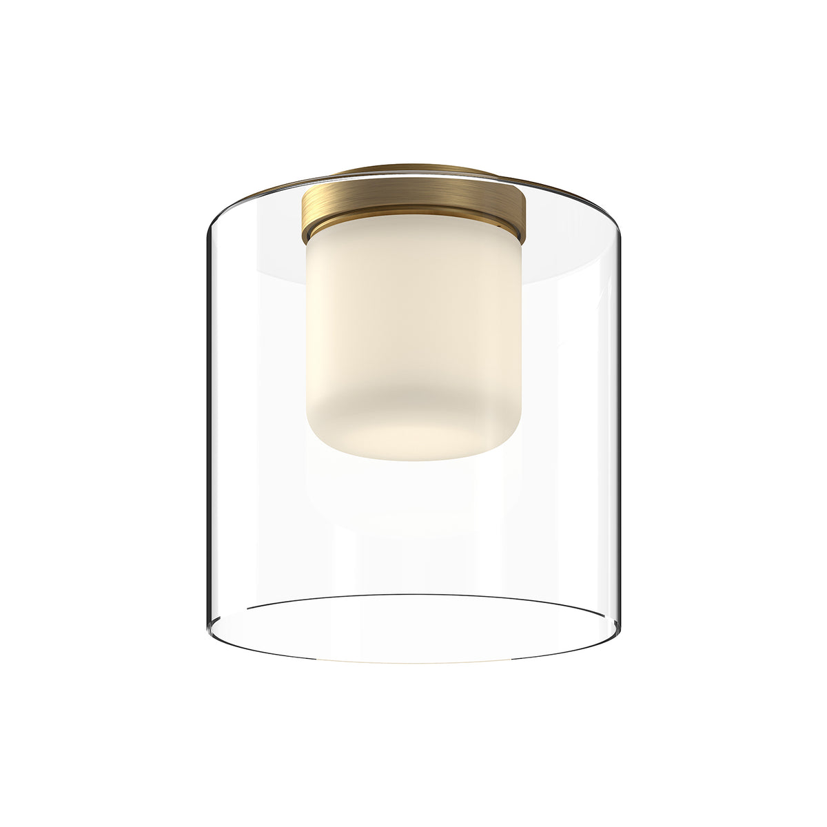 Birch 9-in Aluminum Flush Mount