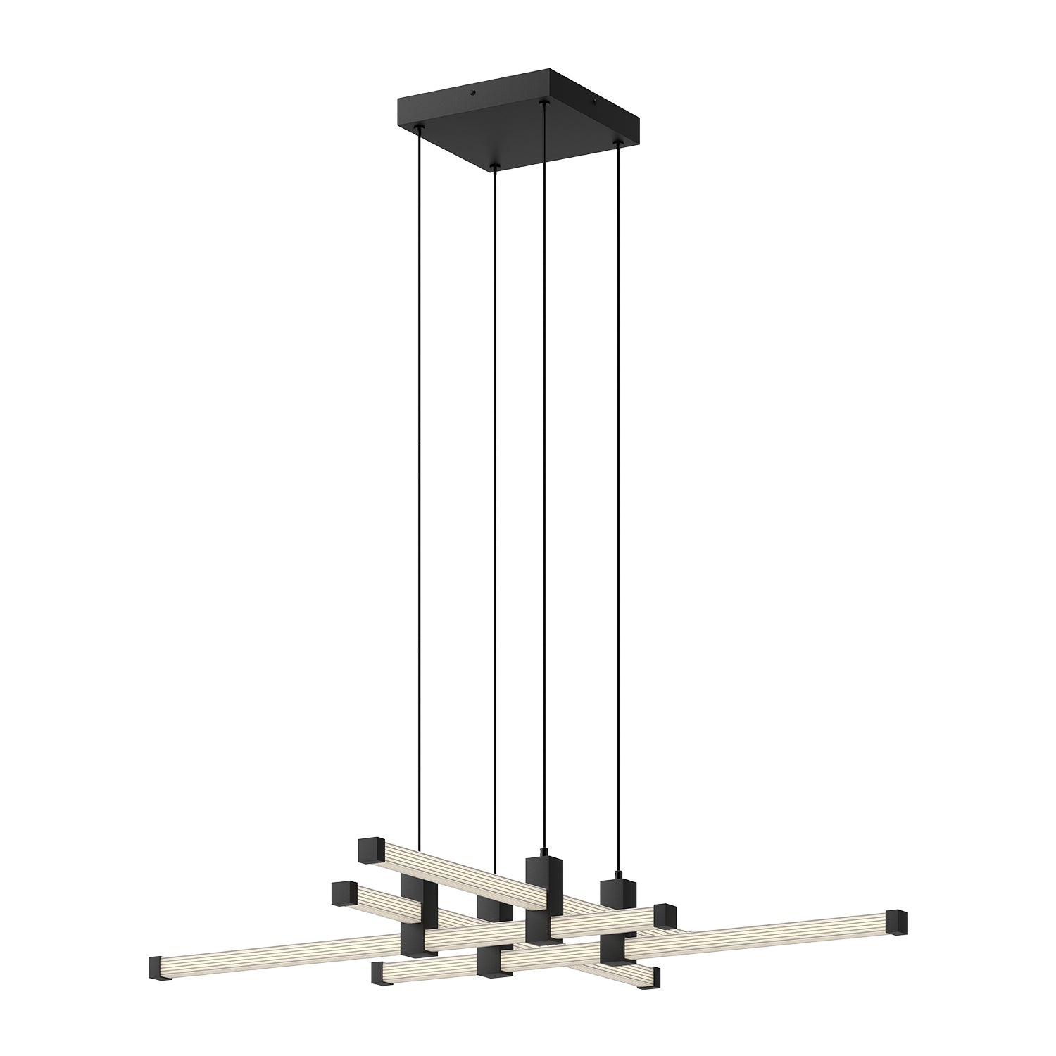 Blade 34-in Aluminum Chandelier