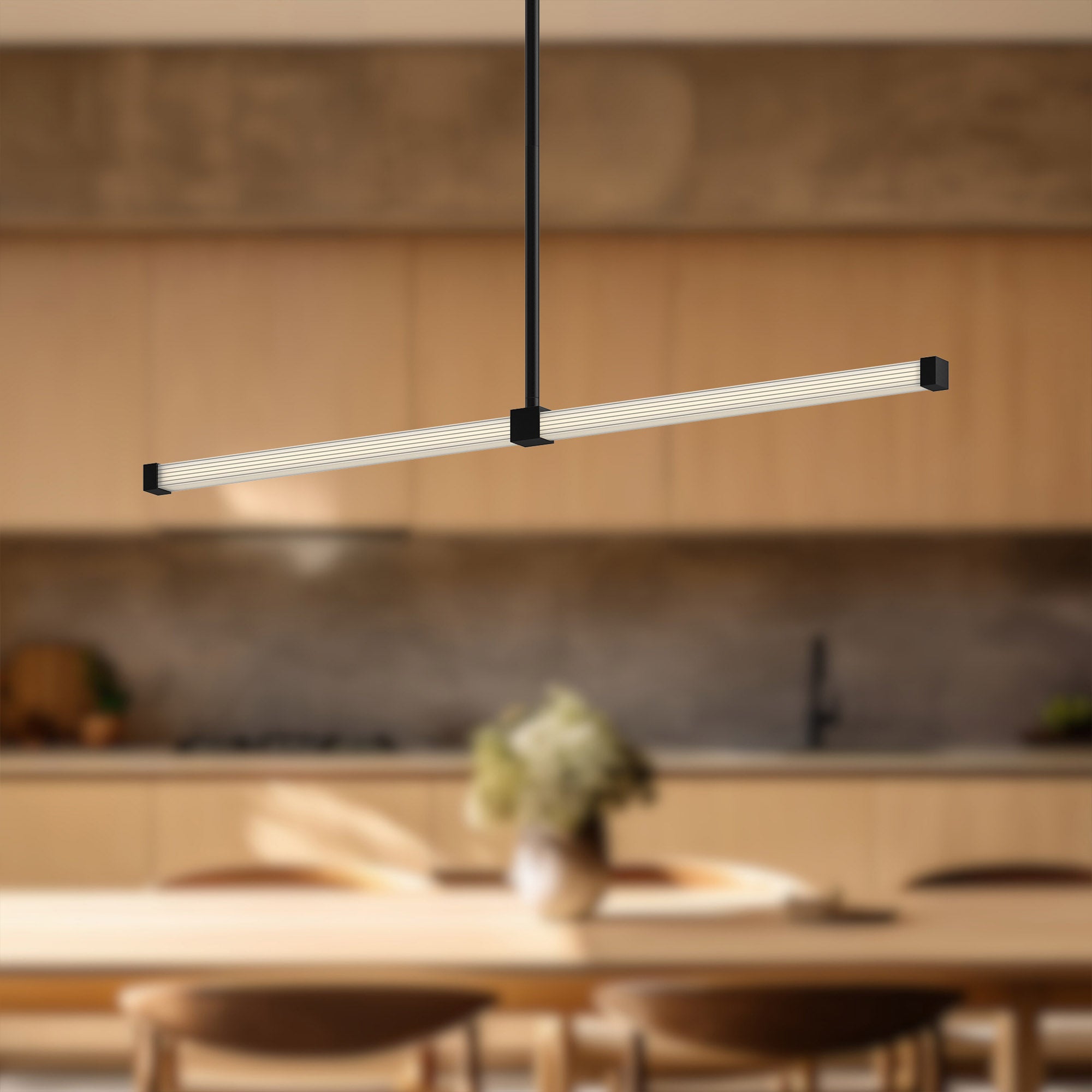 Blade 32-in Aluminum Linear Pendant