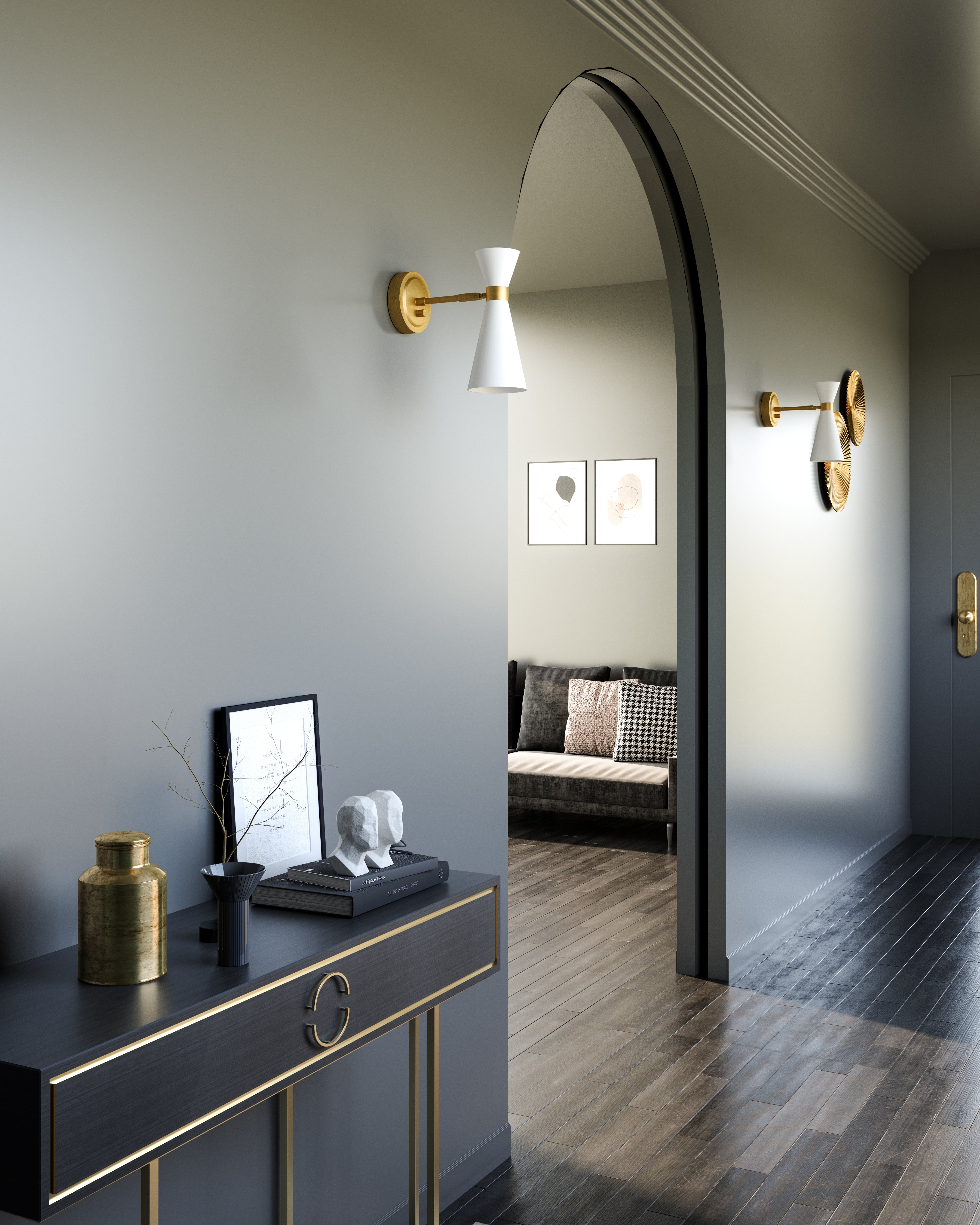 Blake 4-in Steel Vanity Light