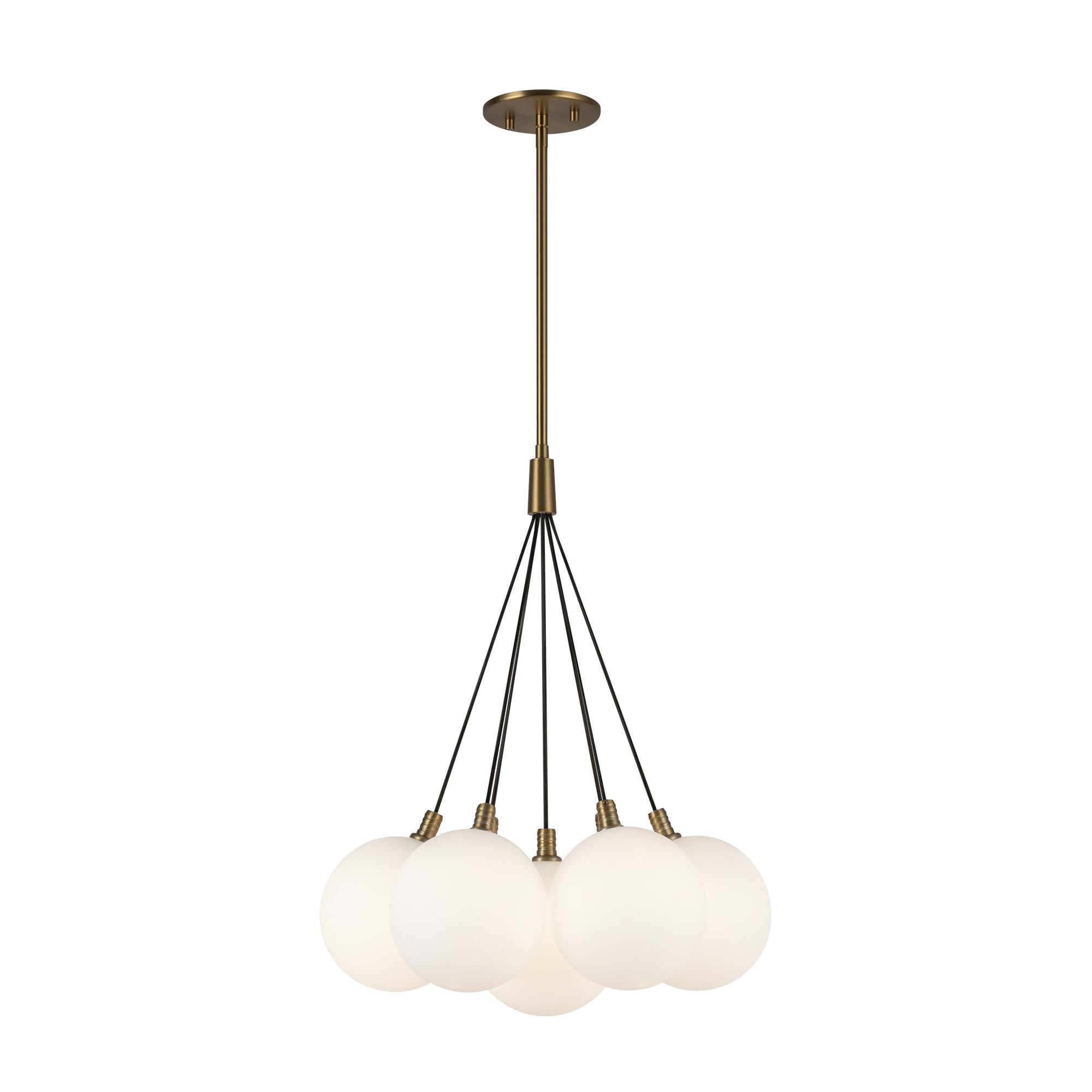 Bolla 17-in Steel Chandelier