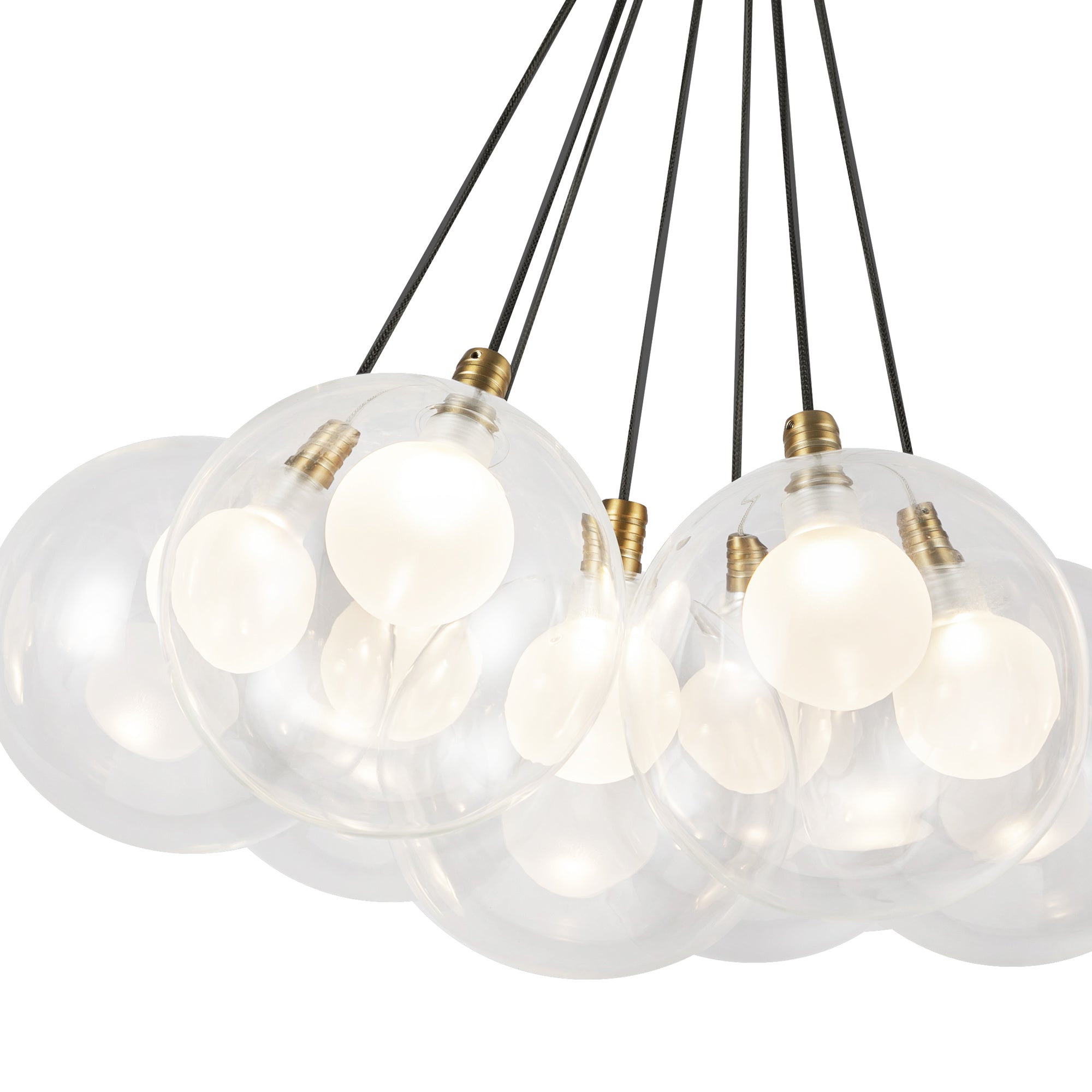 Bolla 17-in Steel Chandelier