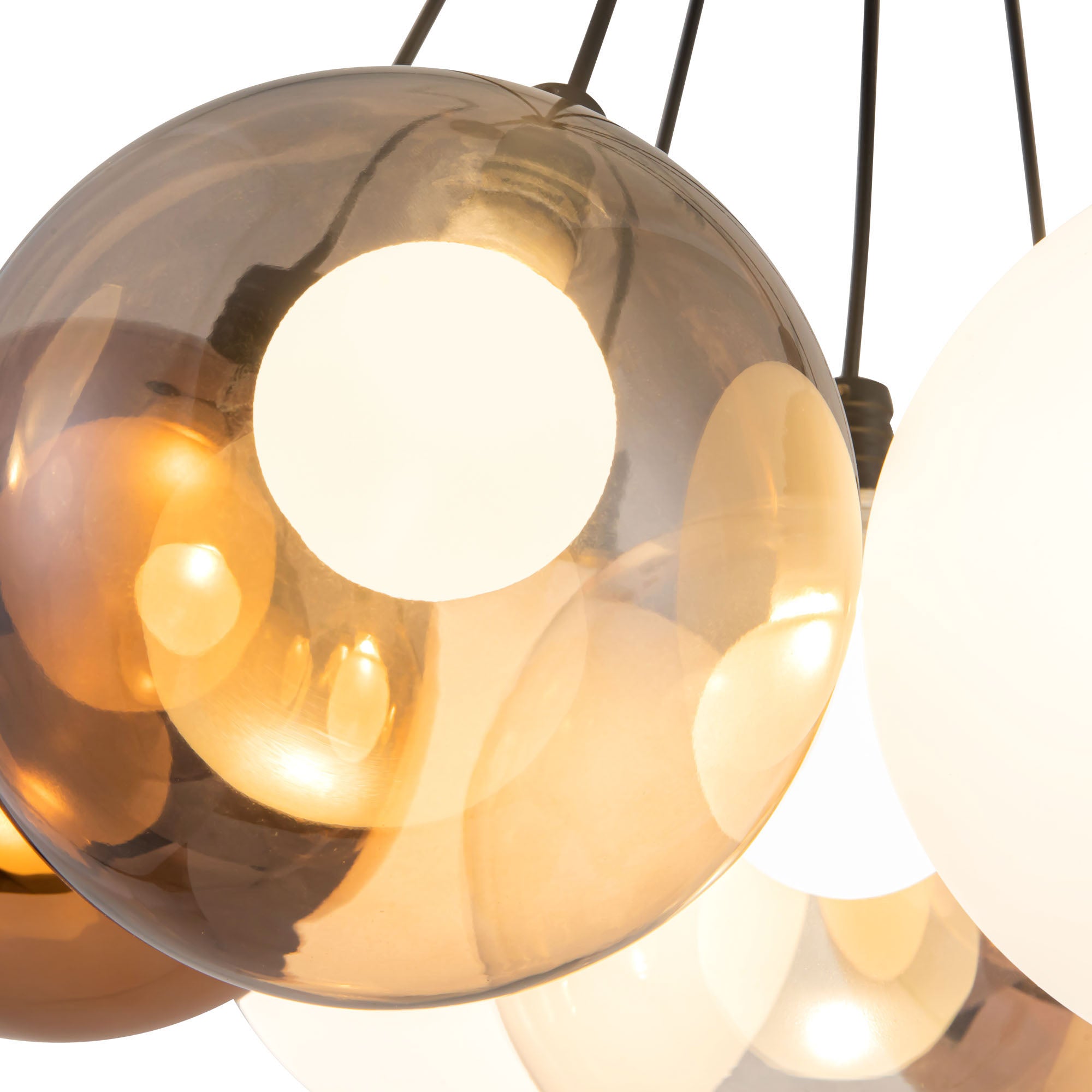 Bolla 17-in Steel Chandelier