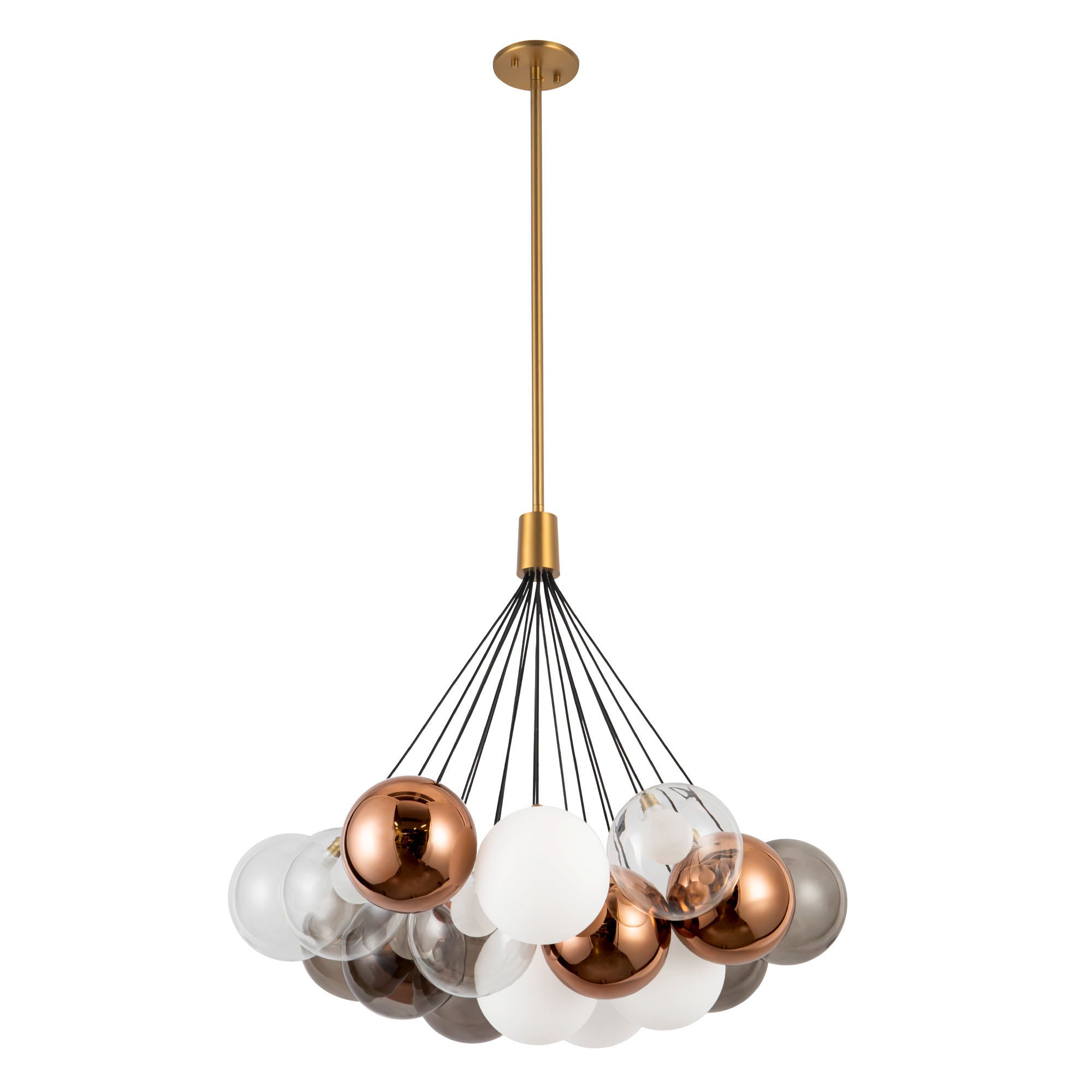 Bolla 28-in Steel Chandelier