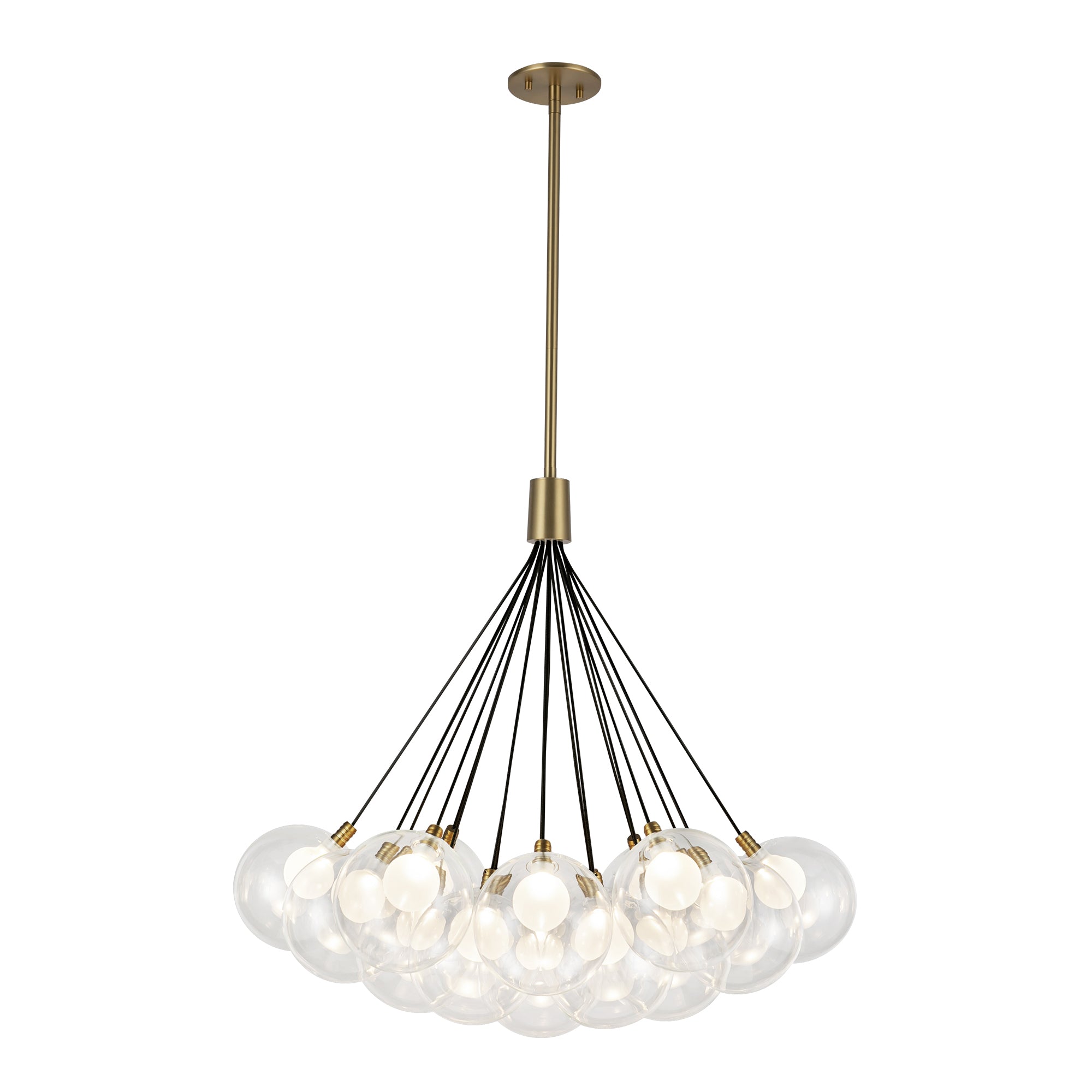 Bolla 28-in Steel Chandelier