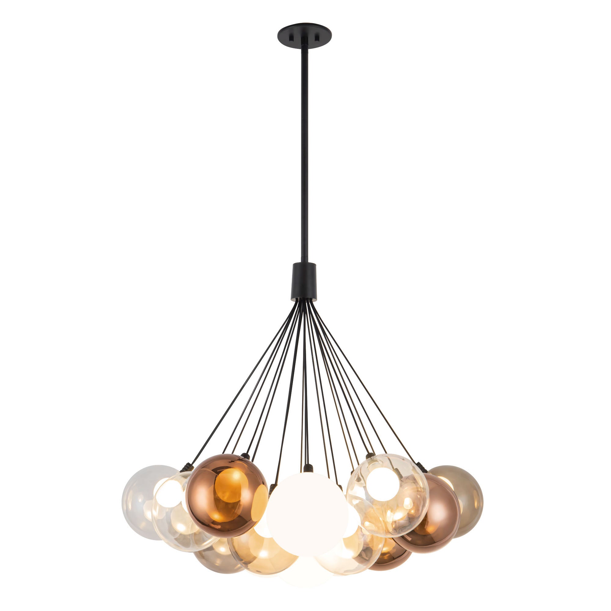 Bolla 28-in Steel Chandelier