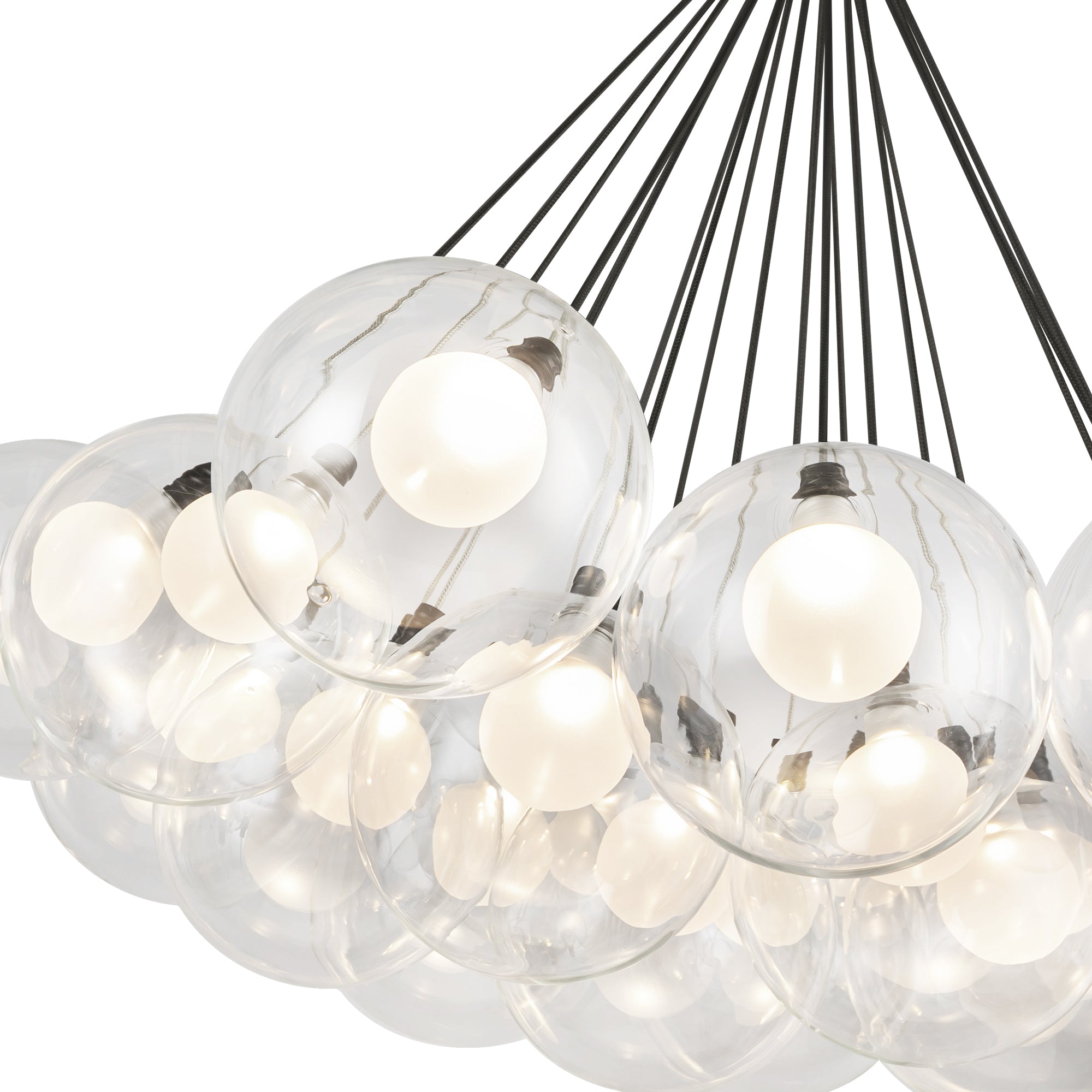 Bolla 28-in Steel Chandelier