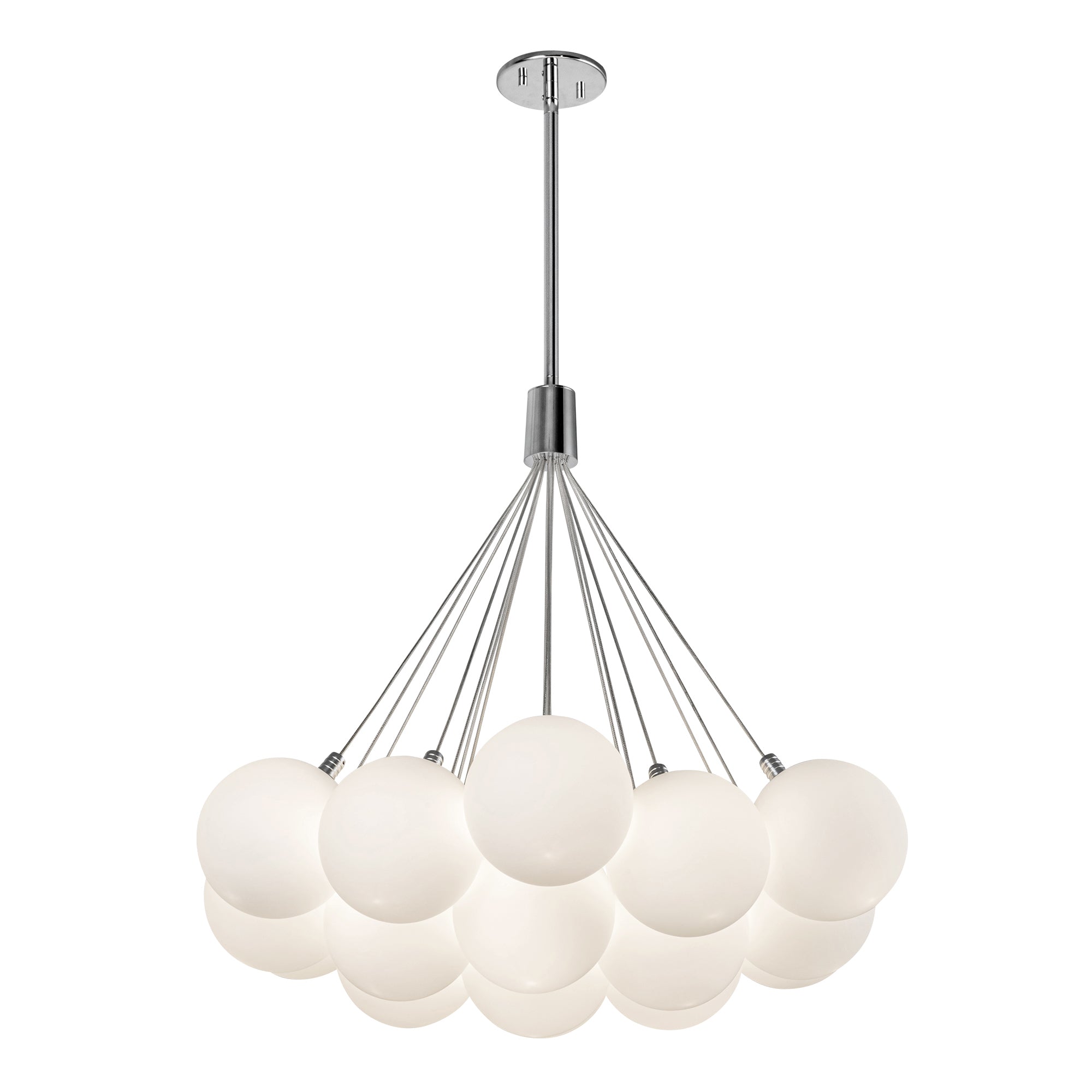 Bolla 28-in Steel Chandelier