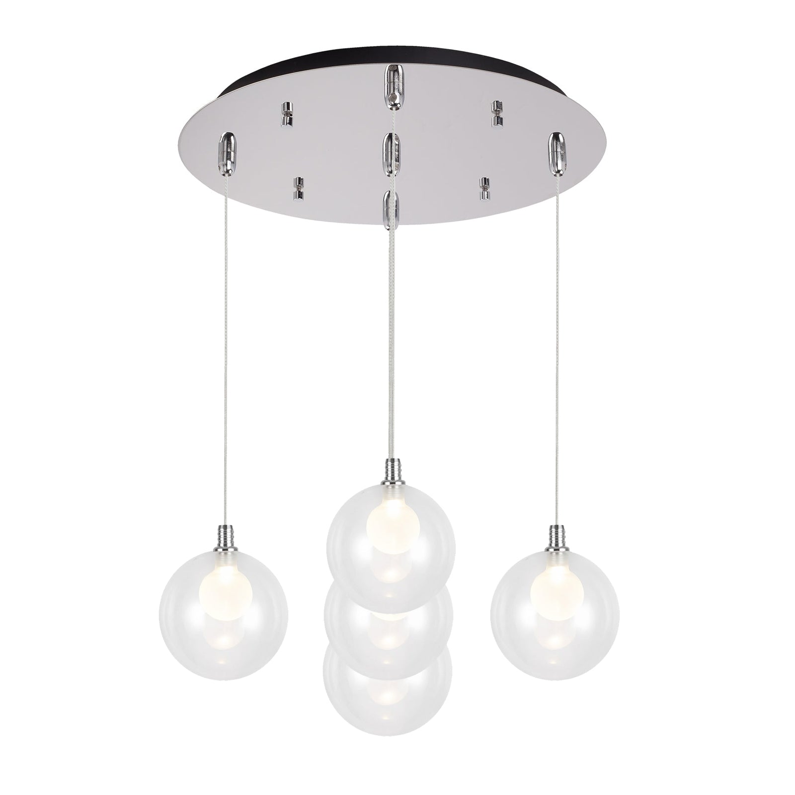 Bolla 16-in Steel Multi Pendant