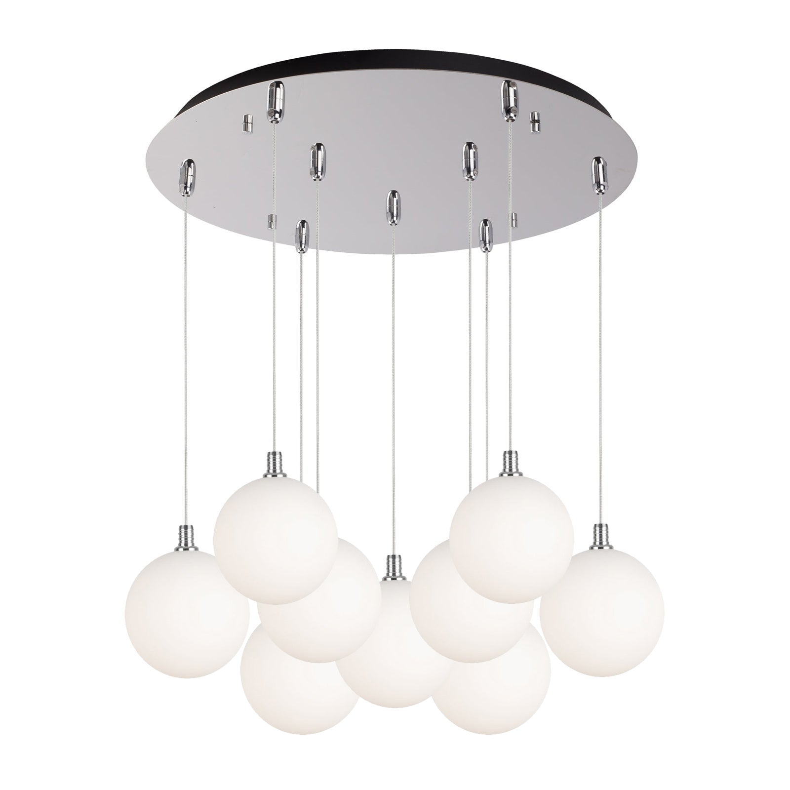 Bolla 20-in Steel Multi Pendant