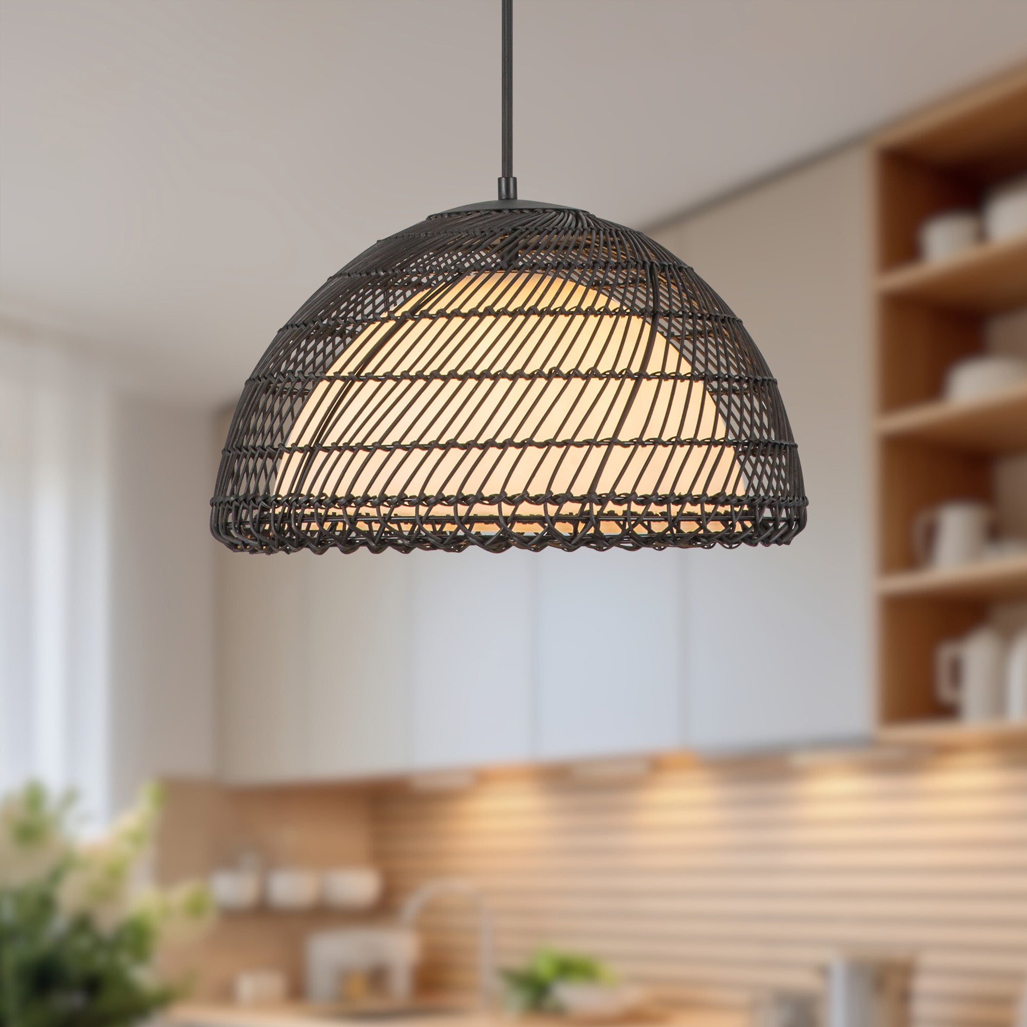 Bondi 16-in Steel Pendant