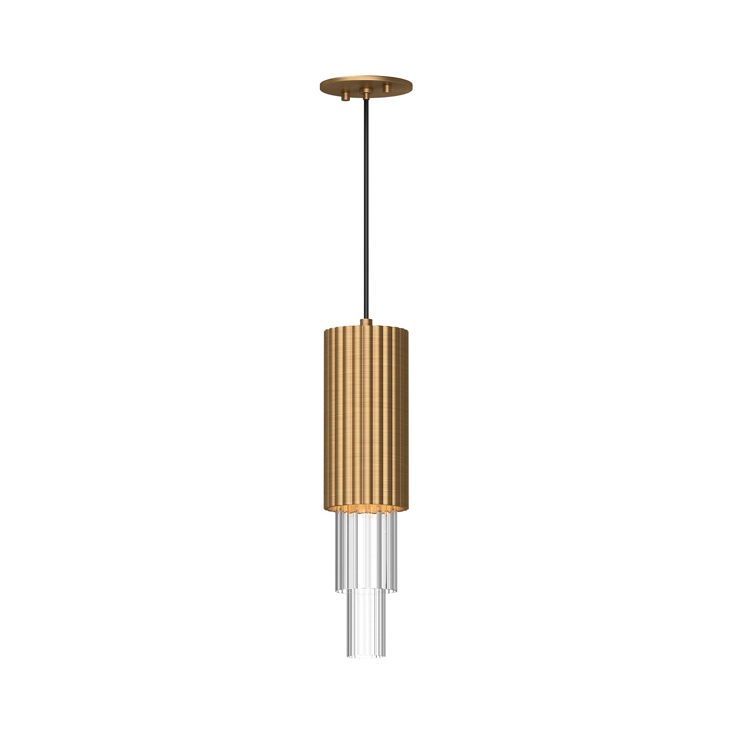 Bordeaux 4-in Steel Pendant