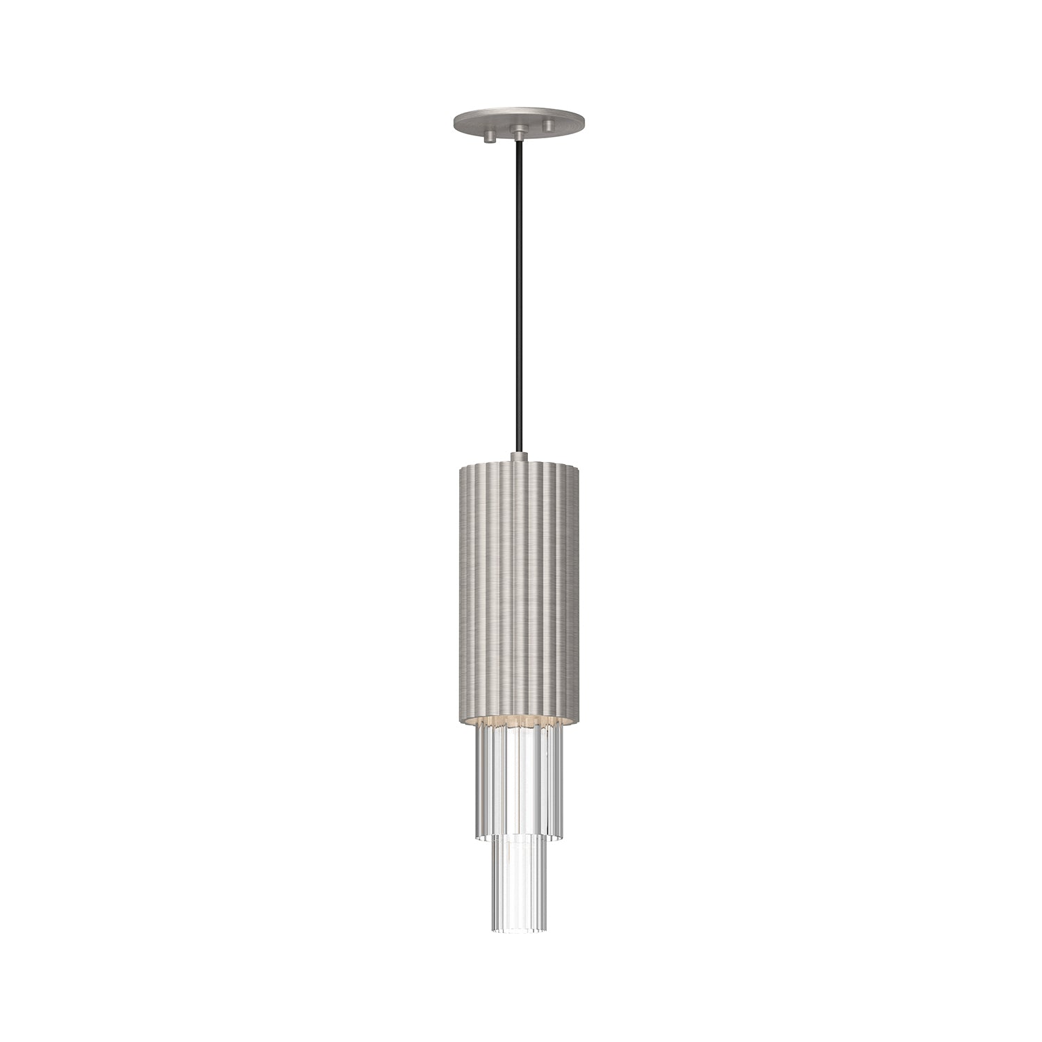 Bordeaux 4-in Steel Pendant