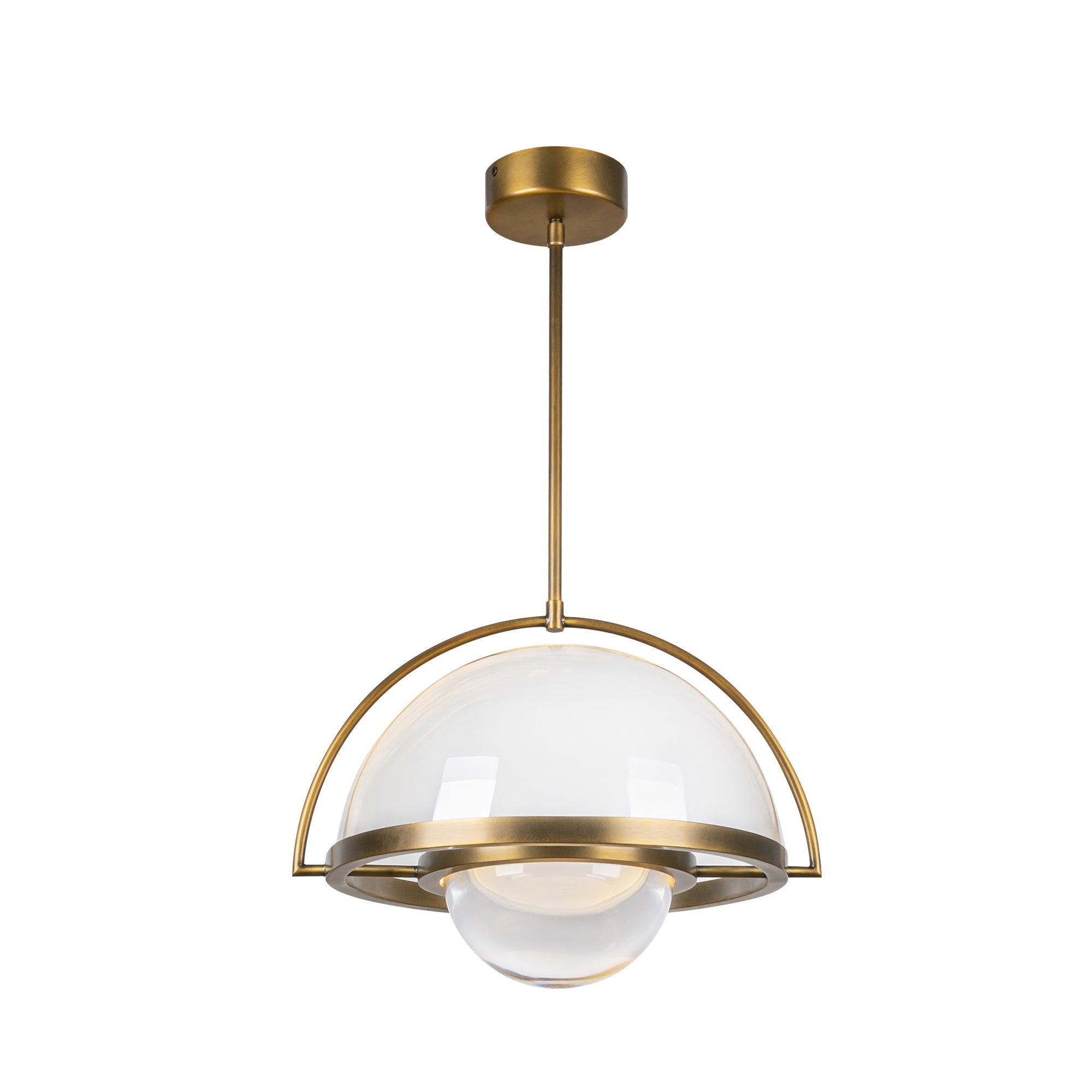 Bowery 16-in Steel Pendant