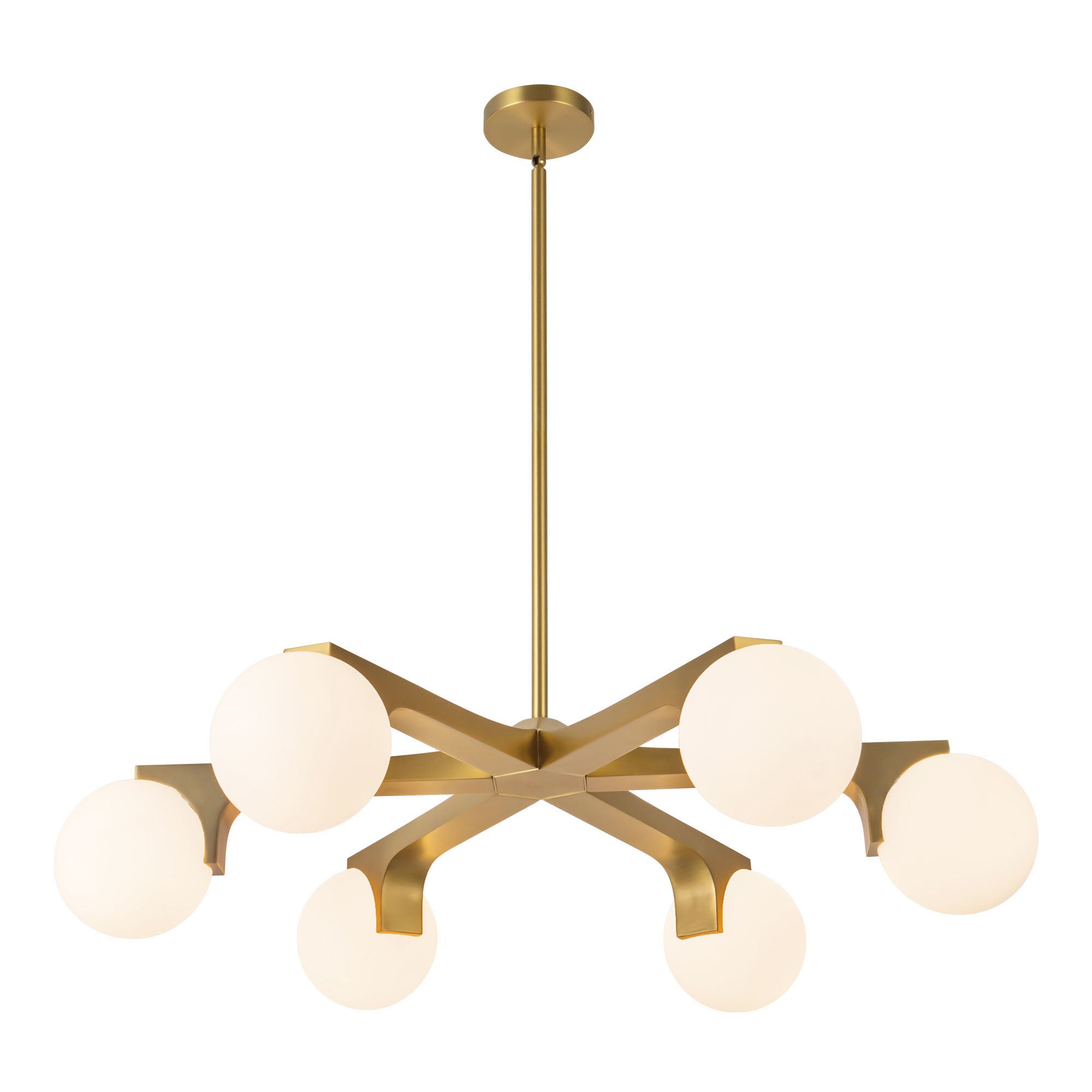 Briar 37-in Aluminum Chandelier