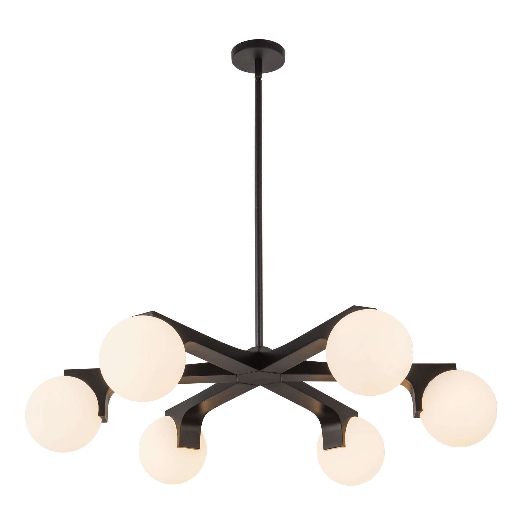 Briar 37-in Aluminum Chandelier