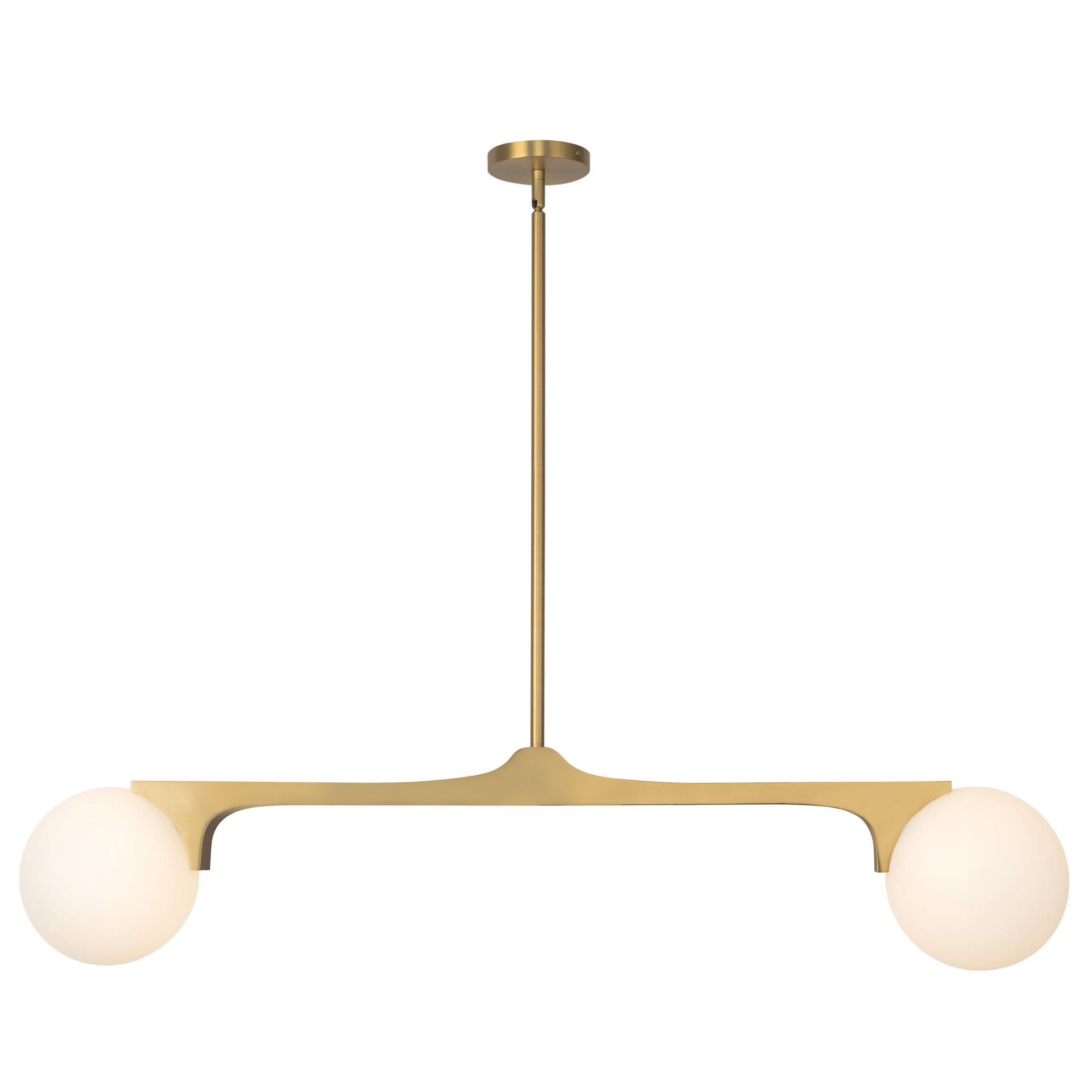 Briar 47-in Aluminum Linear Pendant