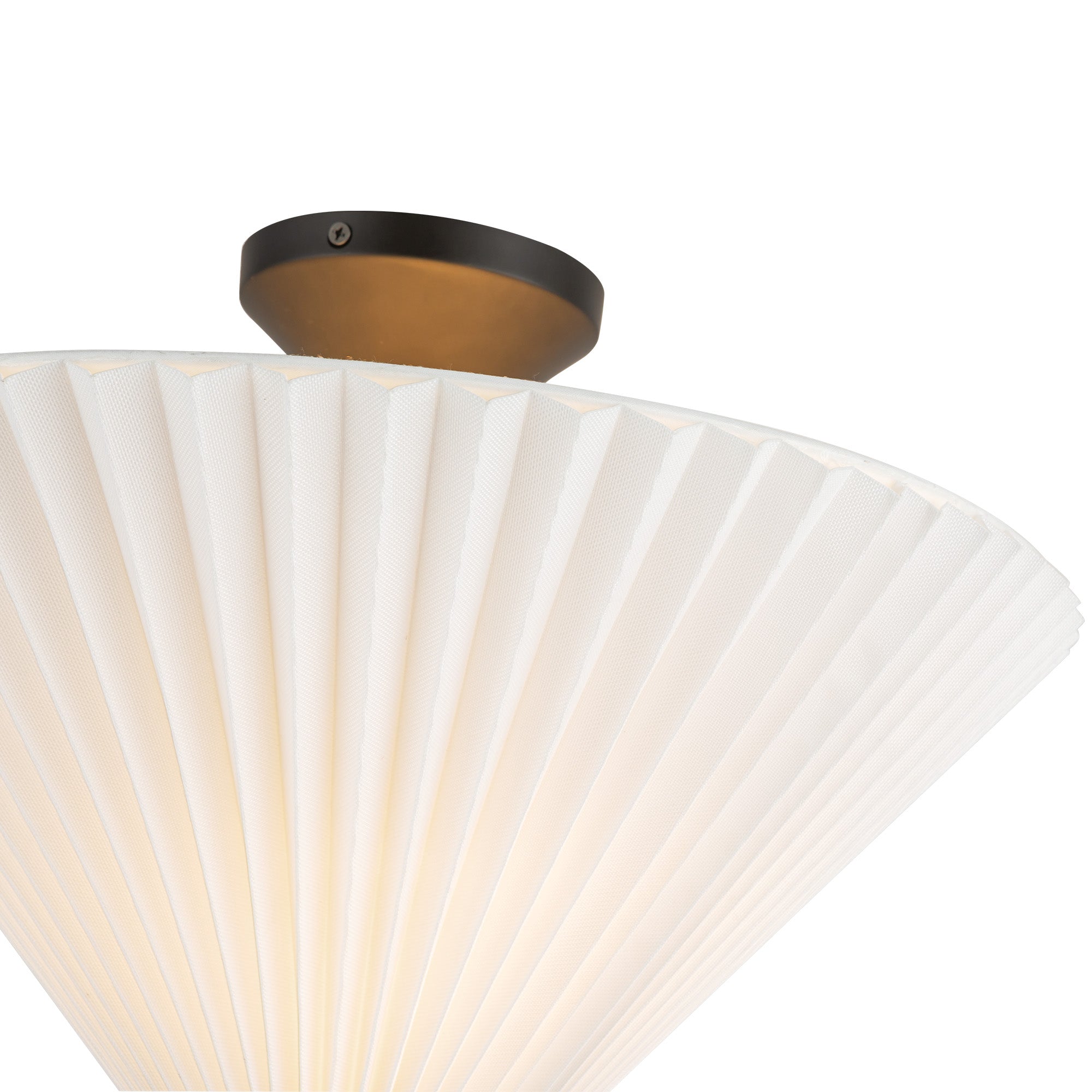 Bridgette 16-in Steel Semi-Flush Mount