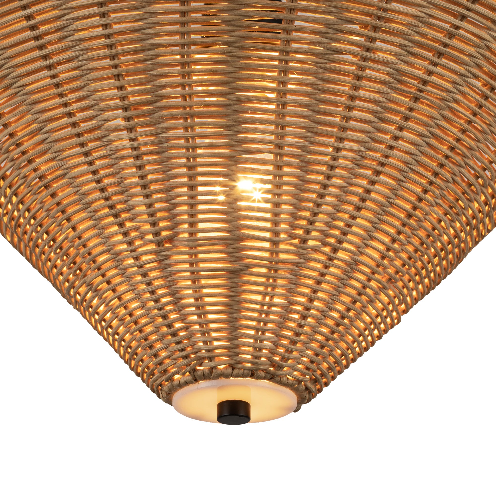 Bridgette 16-in Steel Semi-Flush Mount