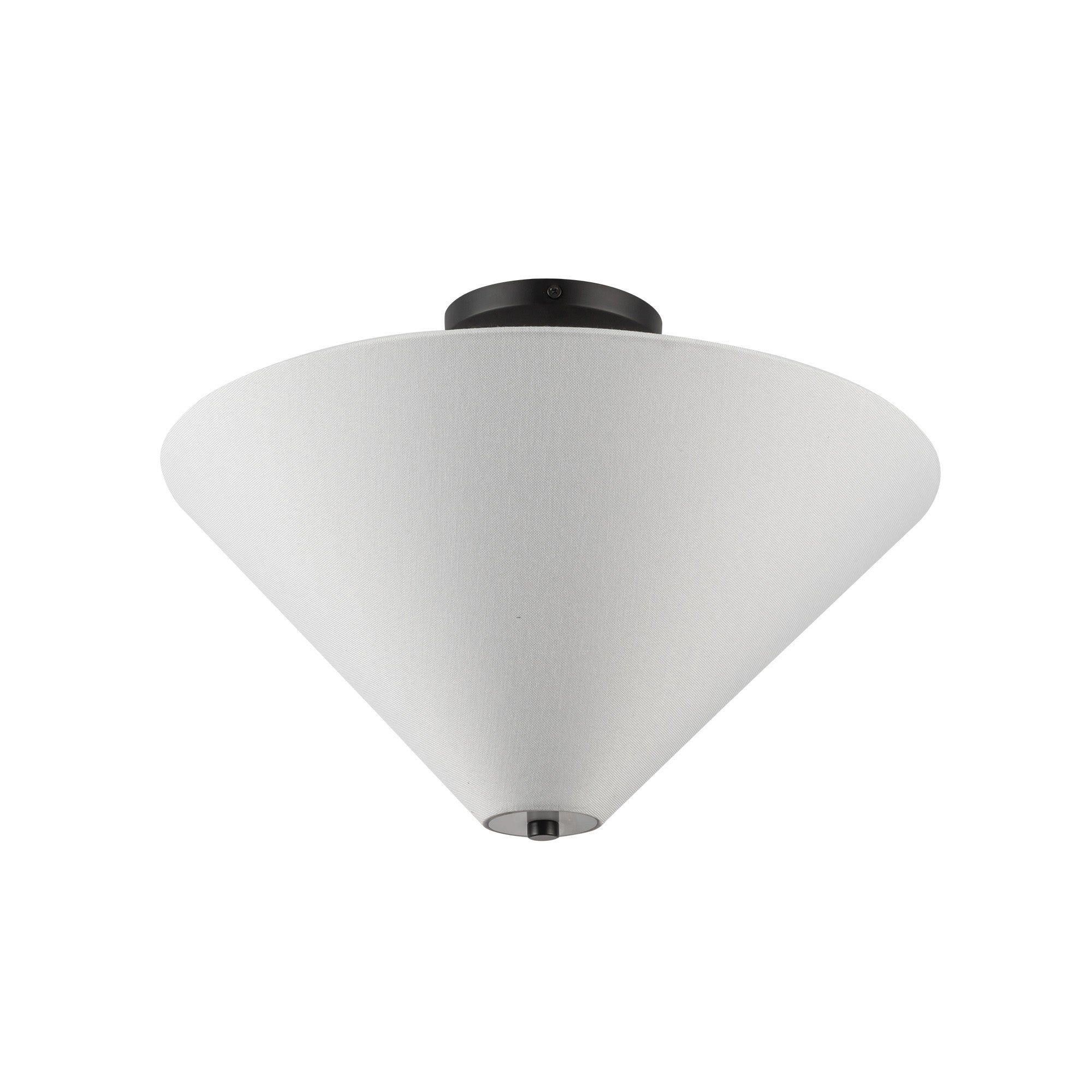 Bridgette 16-in Steel Semi-Flush Mount