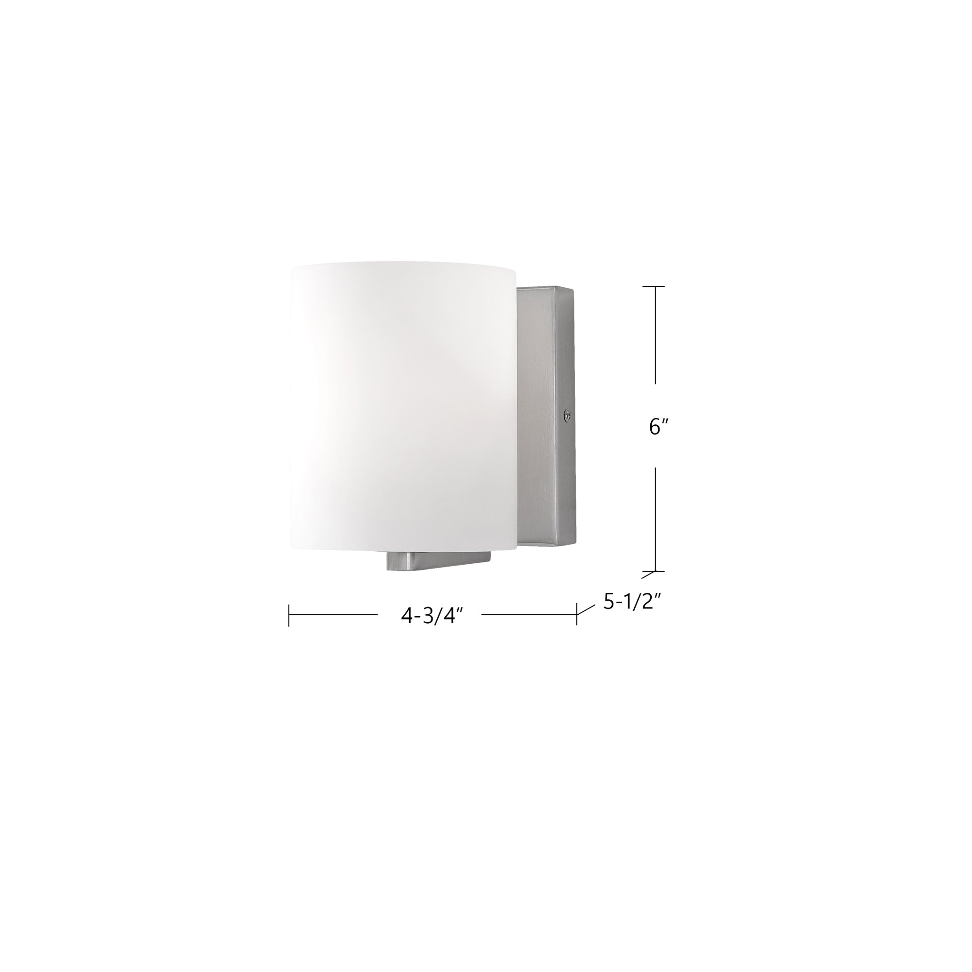 Bridgewater 5-in Steel Vanity Light