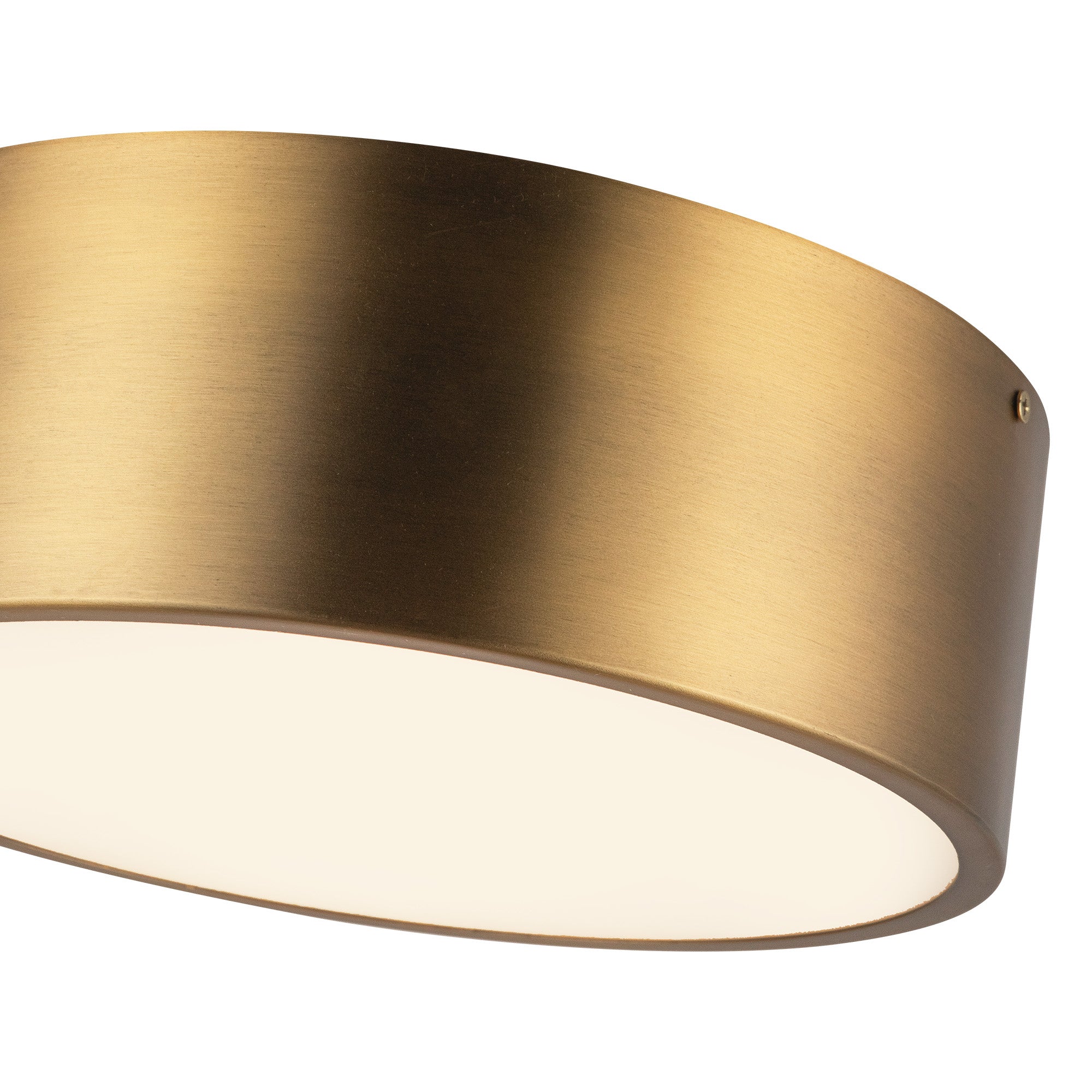 Brisbane 12-in 2 lights Steel Flush Mount