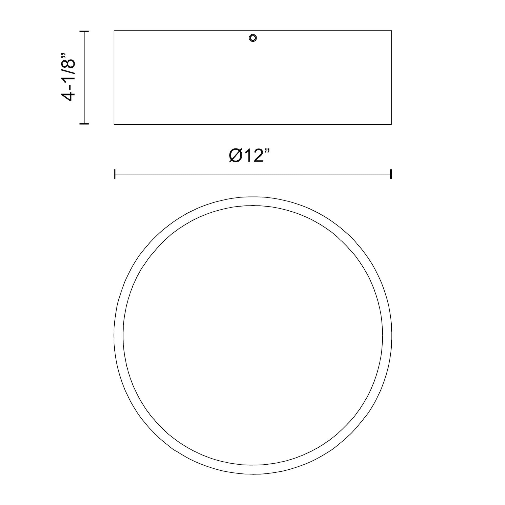 Brisbane 12-in 2 lights Steel Flush Mount